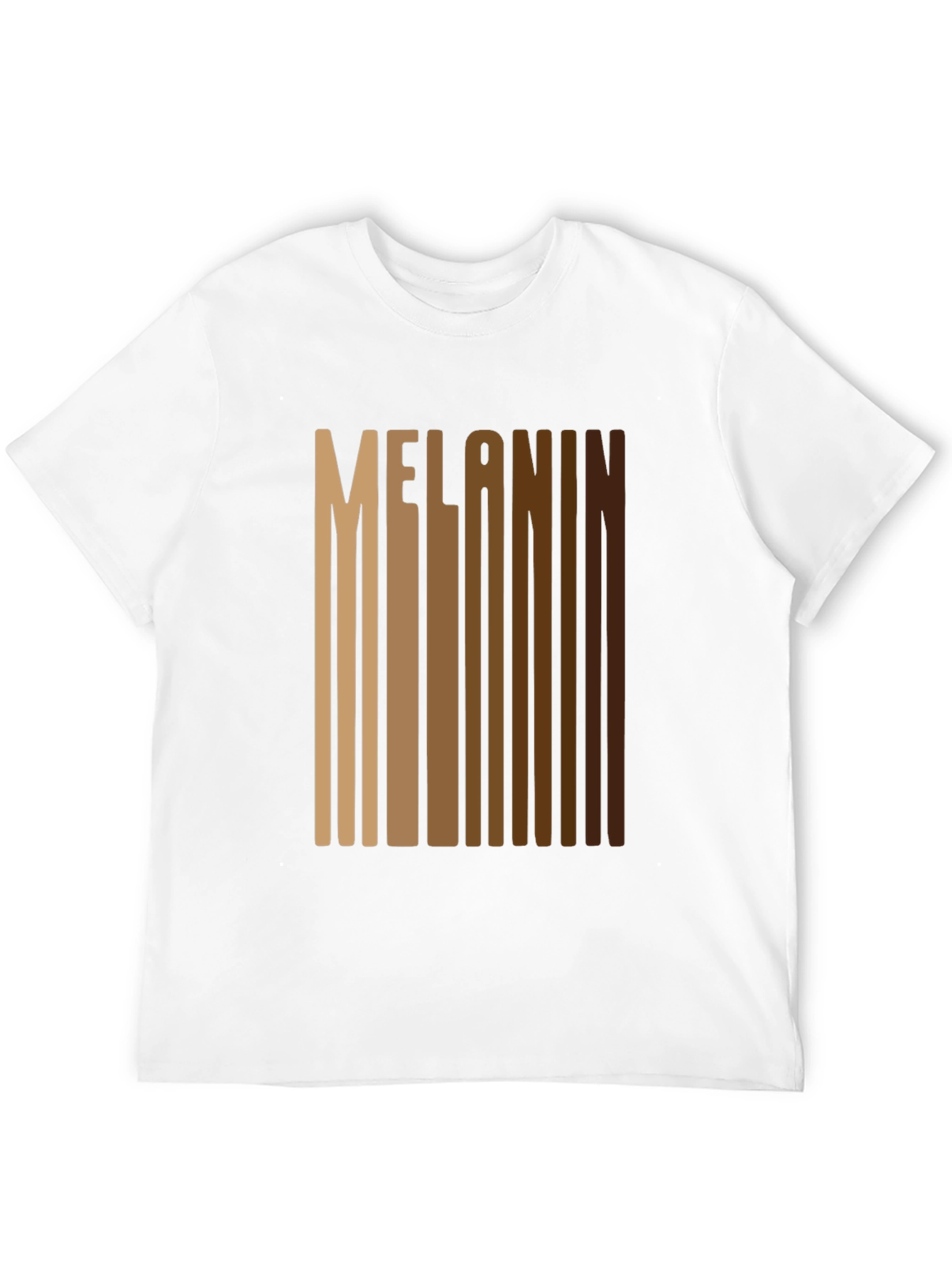 Melanin Barcode Graphic Tee - Black T-Shirt
