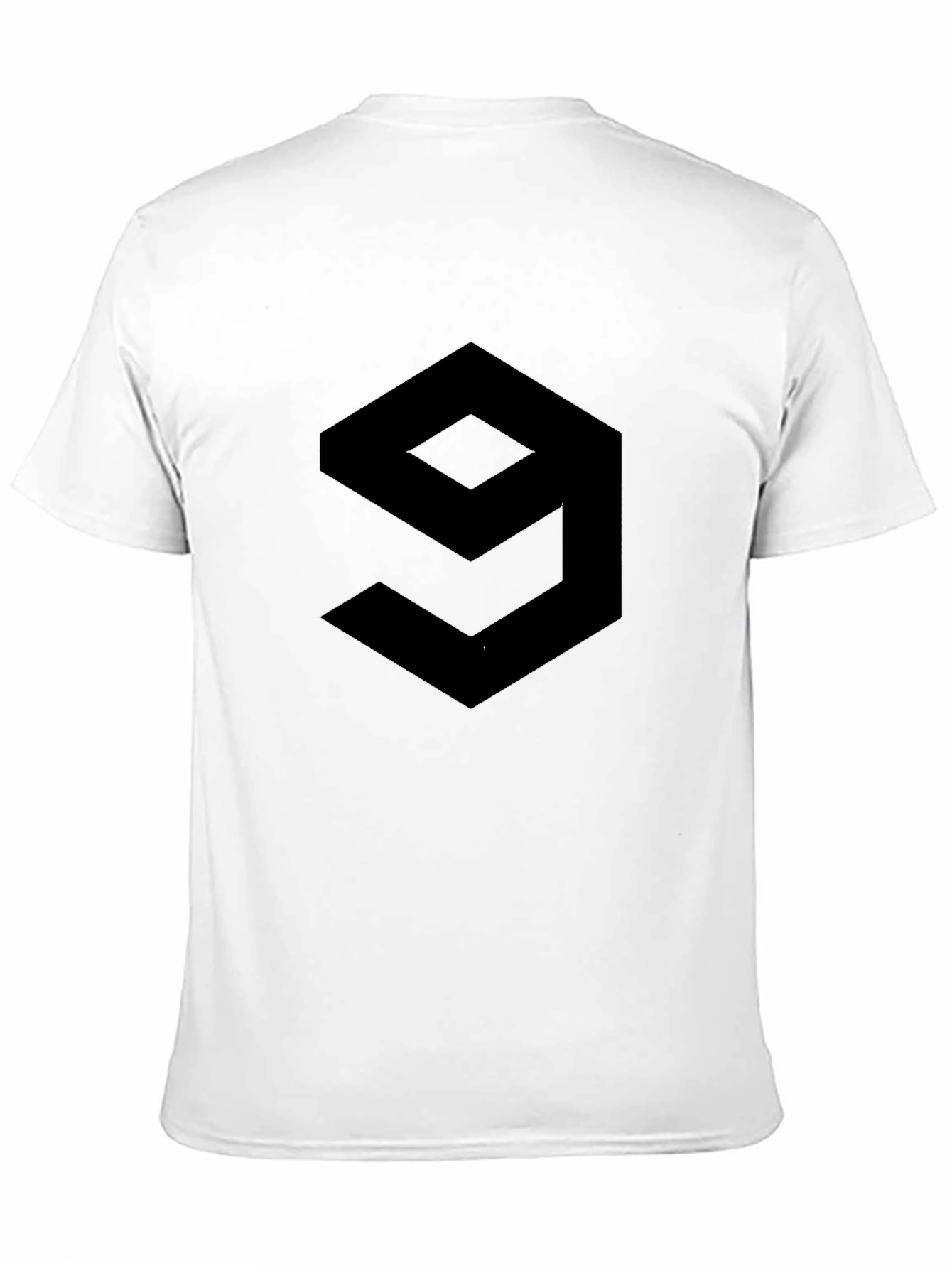 Geometric 9 Graphic Tee - Modern Style