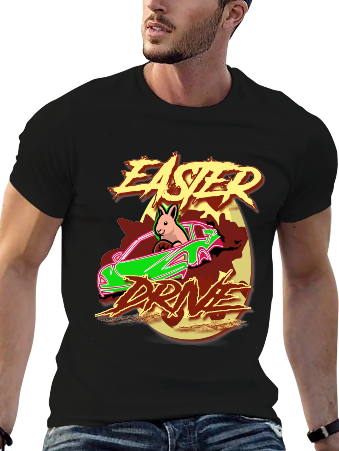 Easter Drive Graphic T-Shirt