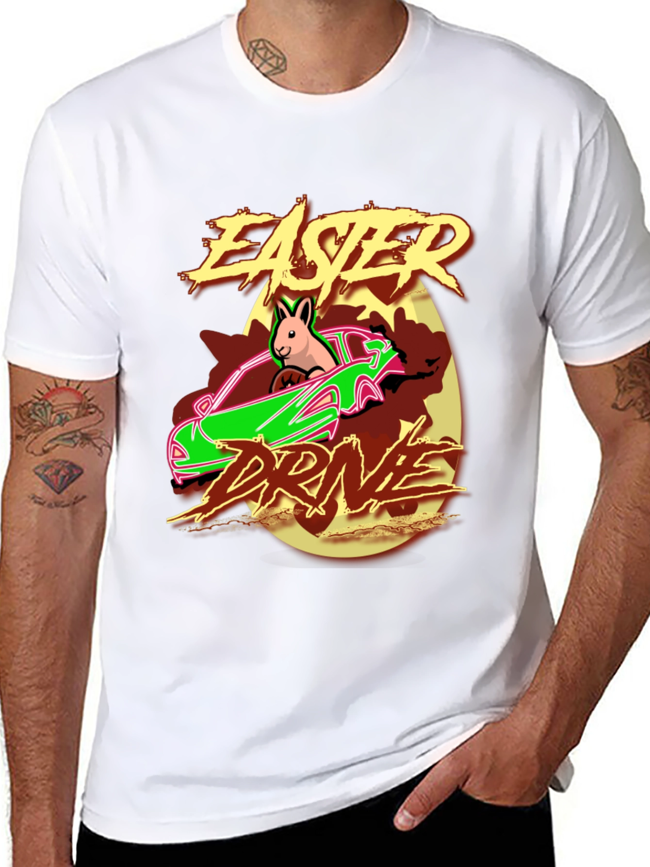 Easter Drive Graphic T-Shirt