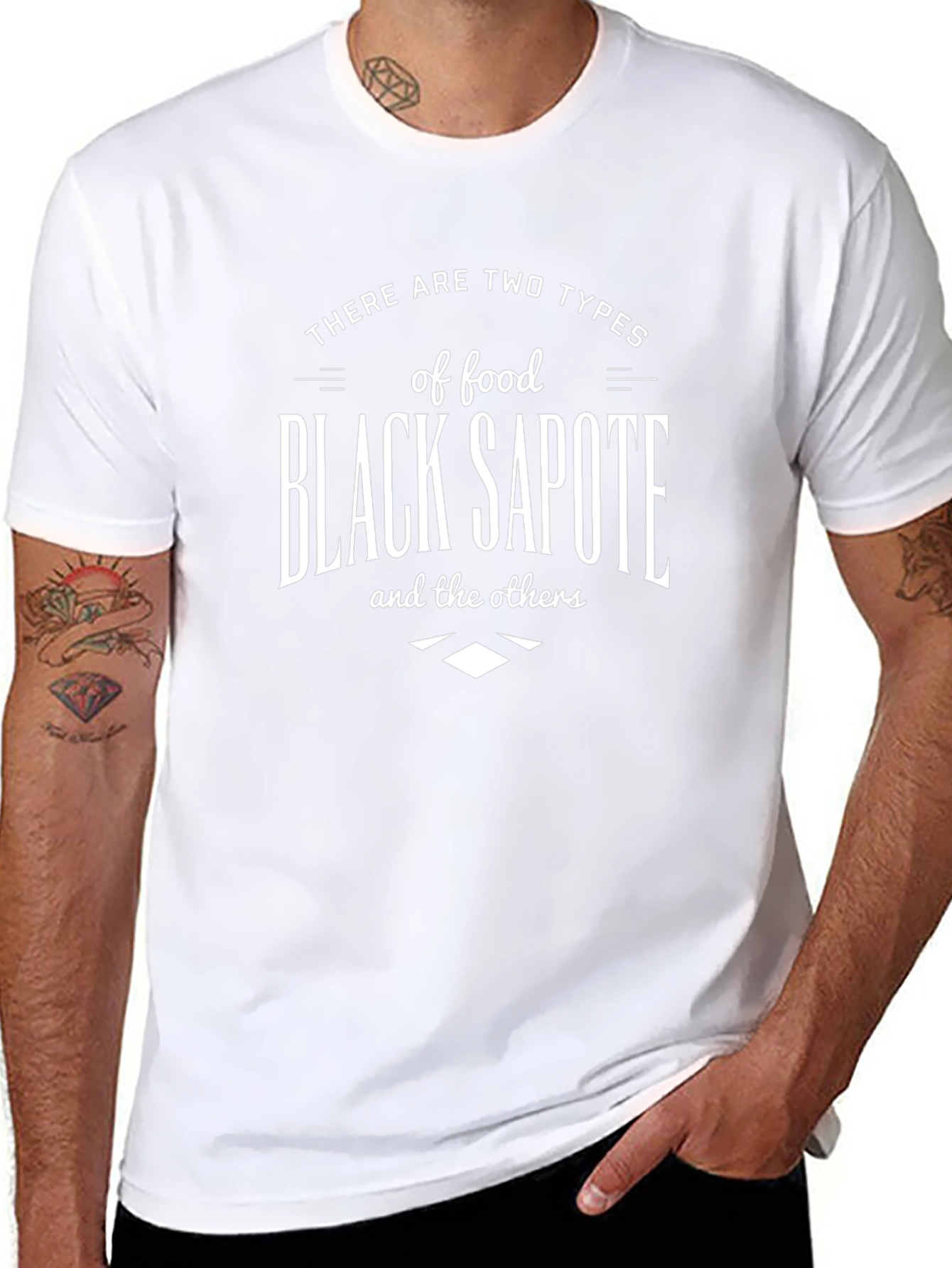 Black Sapote T-Shirt - Foodie Humor Tee