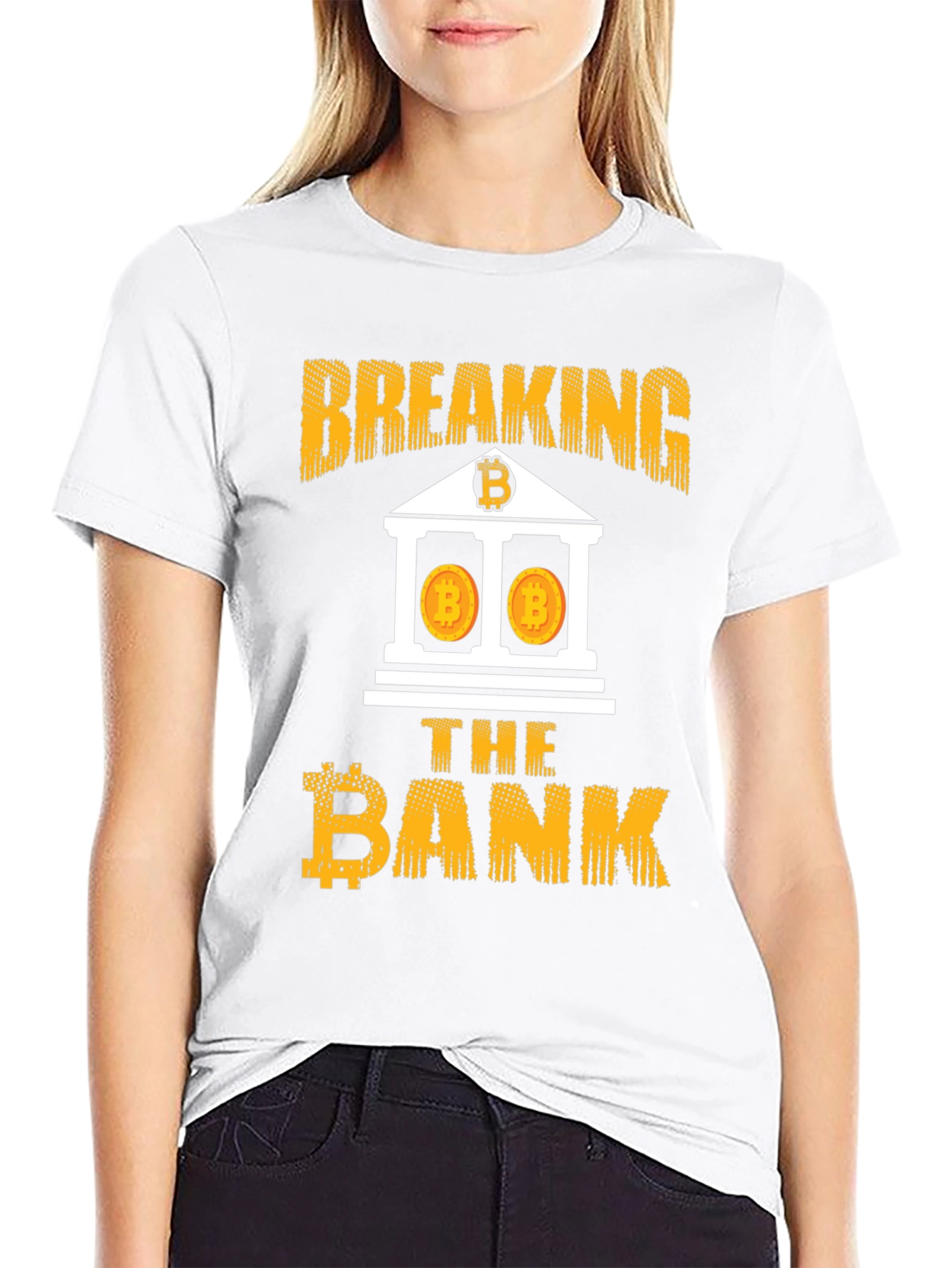 Breaking The Bank Bitcoin Graphic Tee