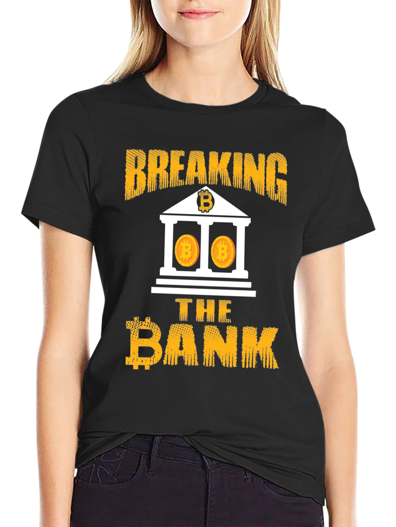 Breaking The Bank Bitcoin Graphic Tee