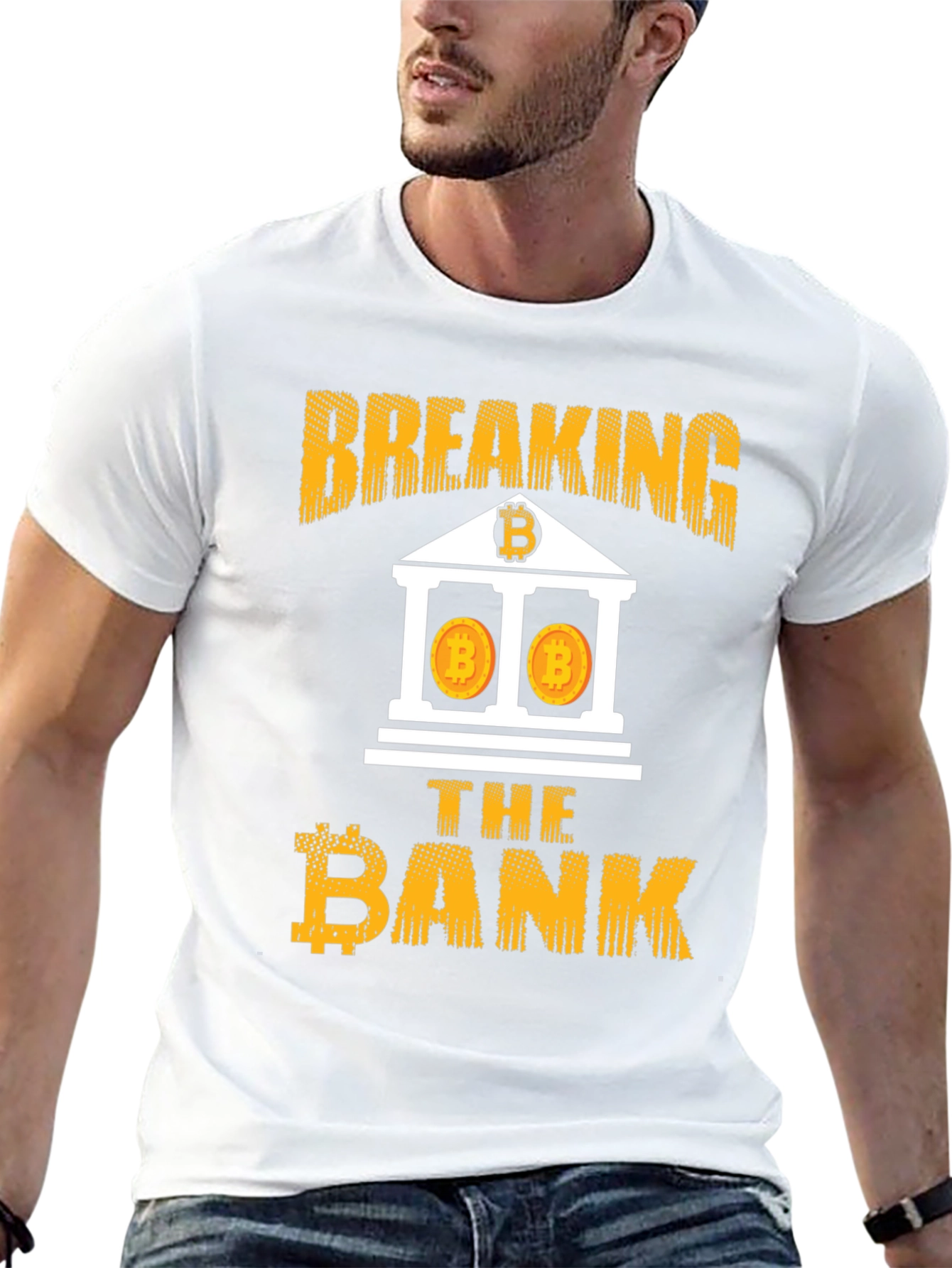 Breaking The Bank Bitcoin Graphic Tee