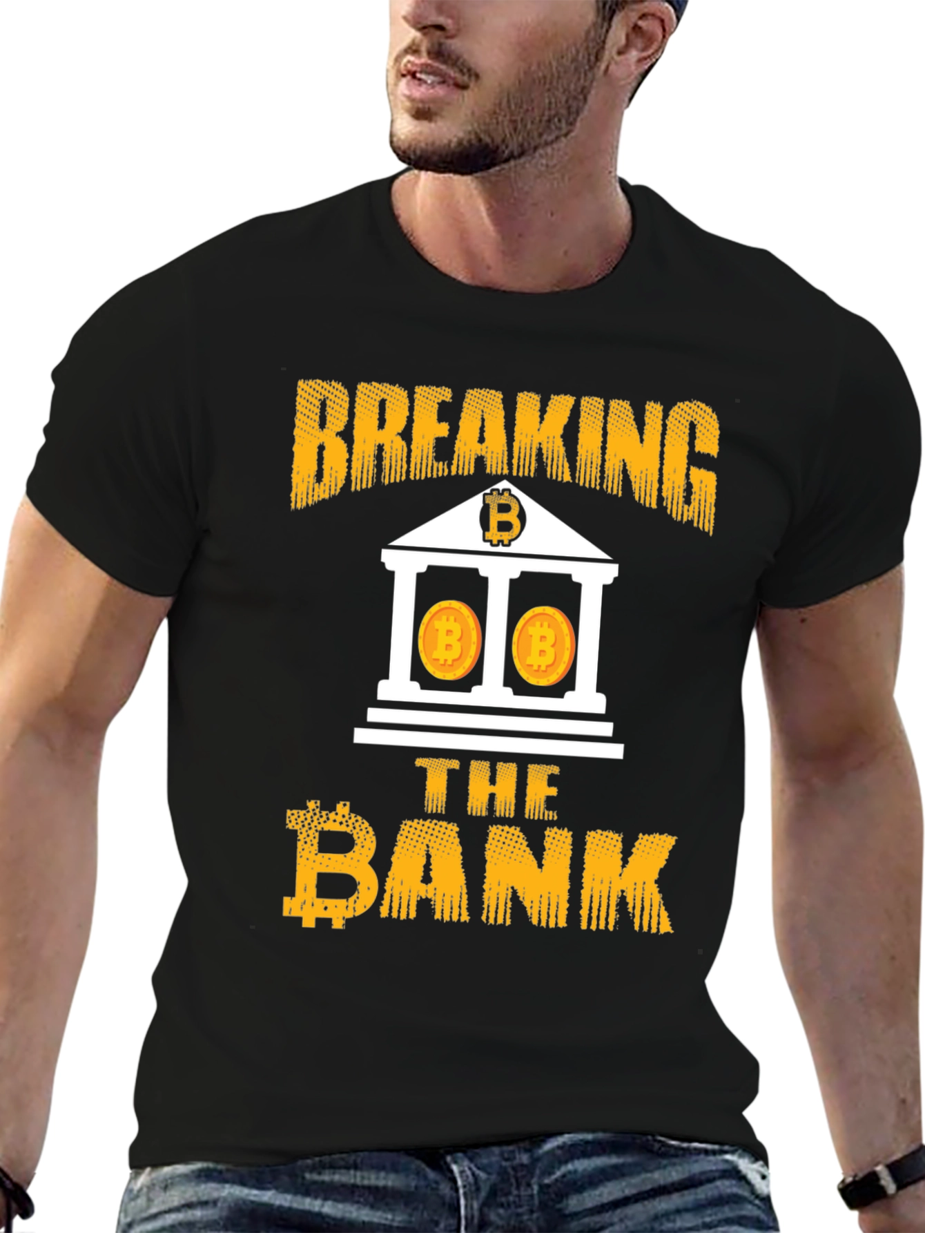 Breaking The Bank Bitcoin Graphic Tee