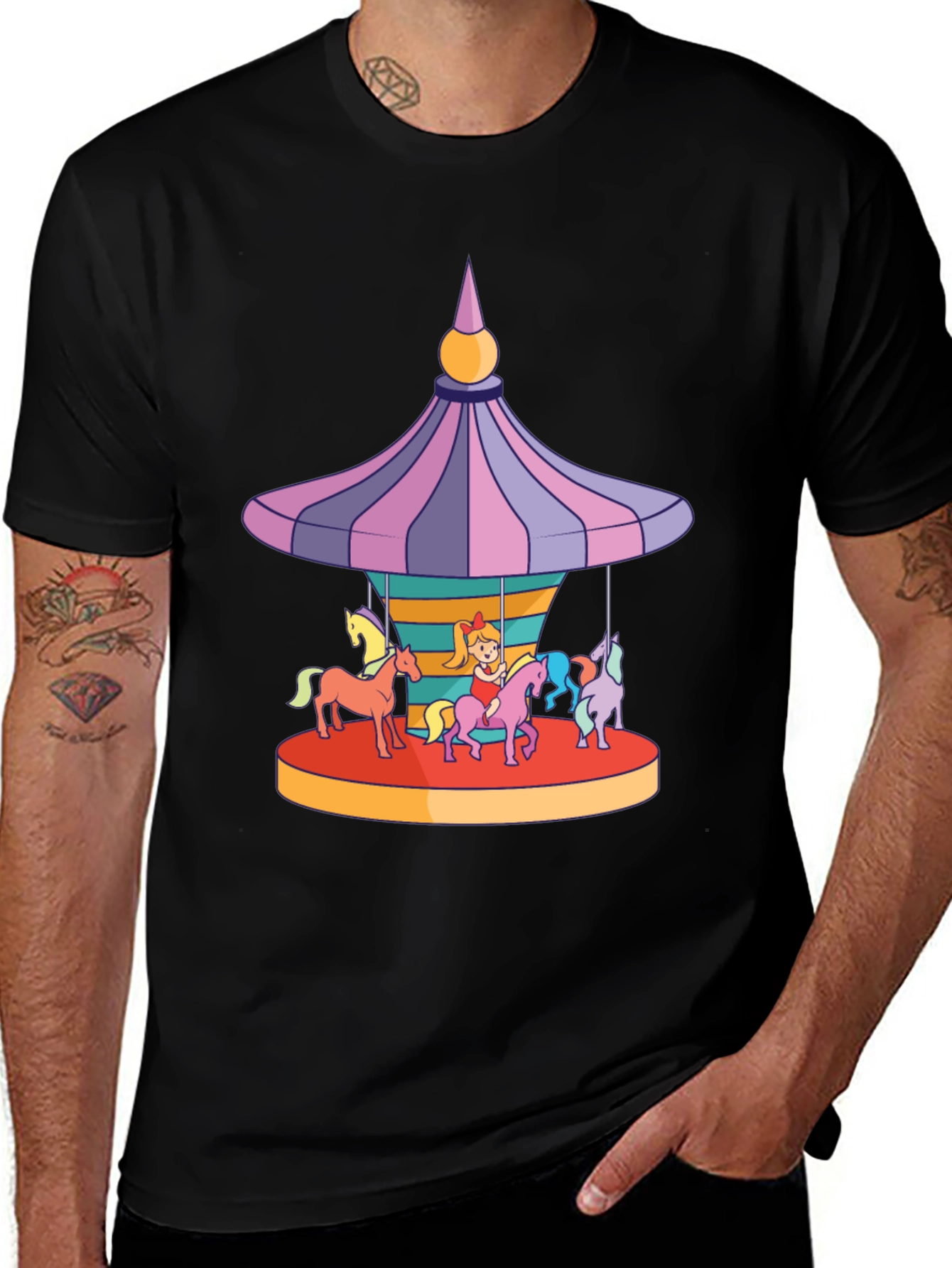 Carousel Horse T-Shirt - Fun & Unique Design