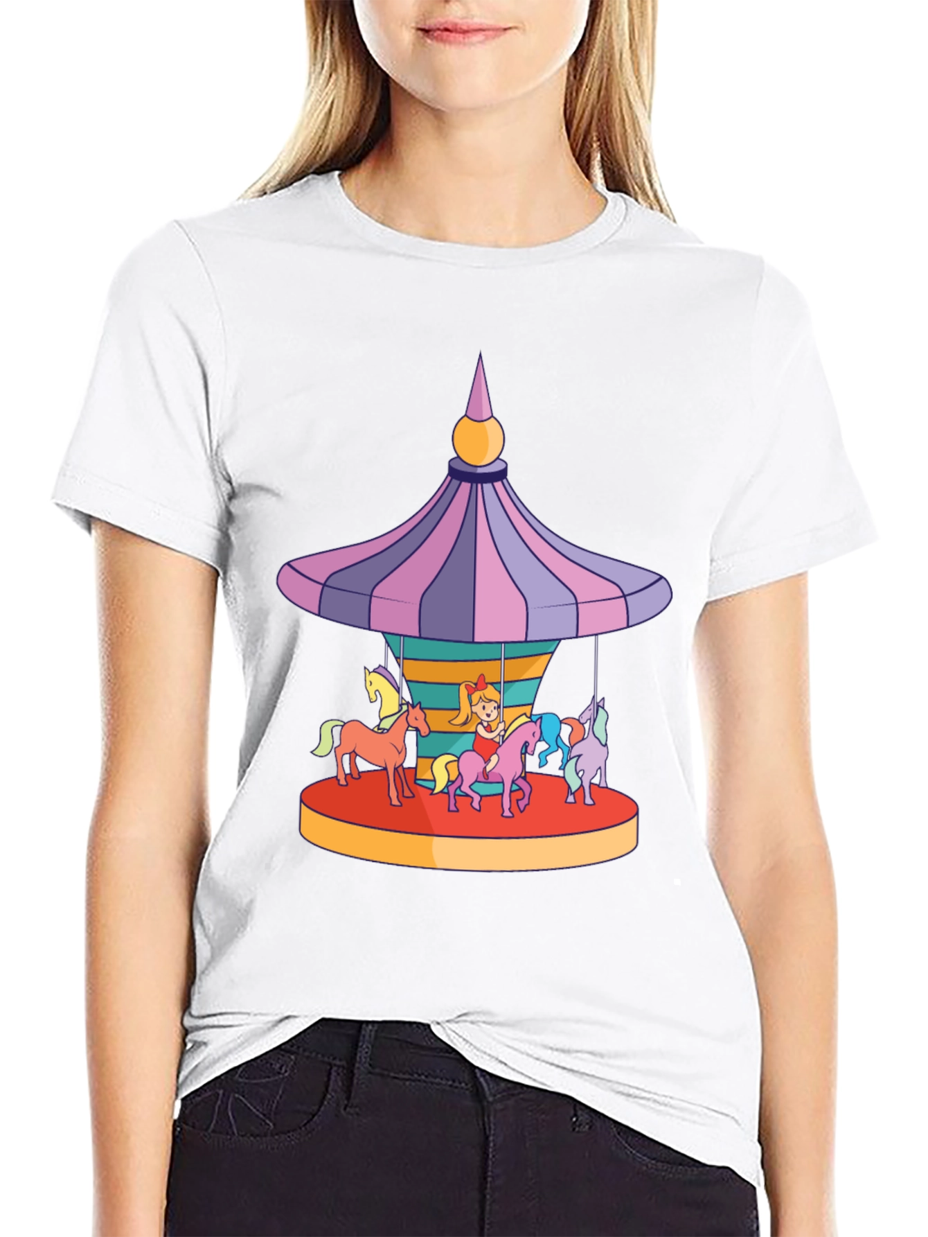 Carousel Horse T-Shirt - Fun & Unique Design