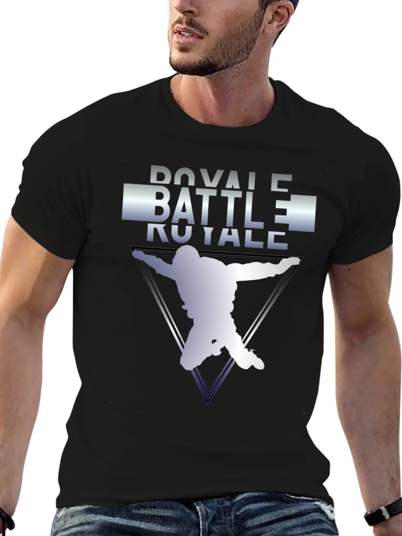 Battle Royale Graphic T-Shirt - Black