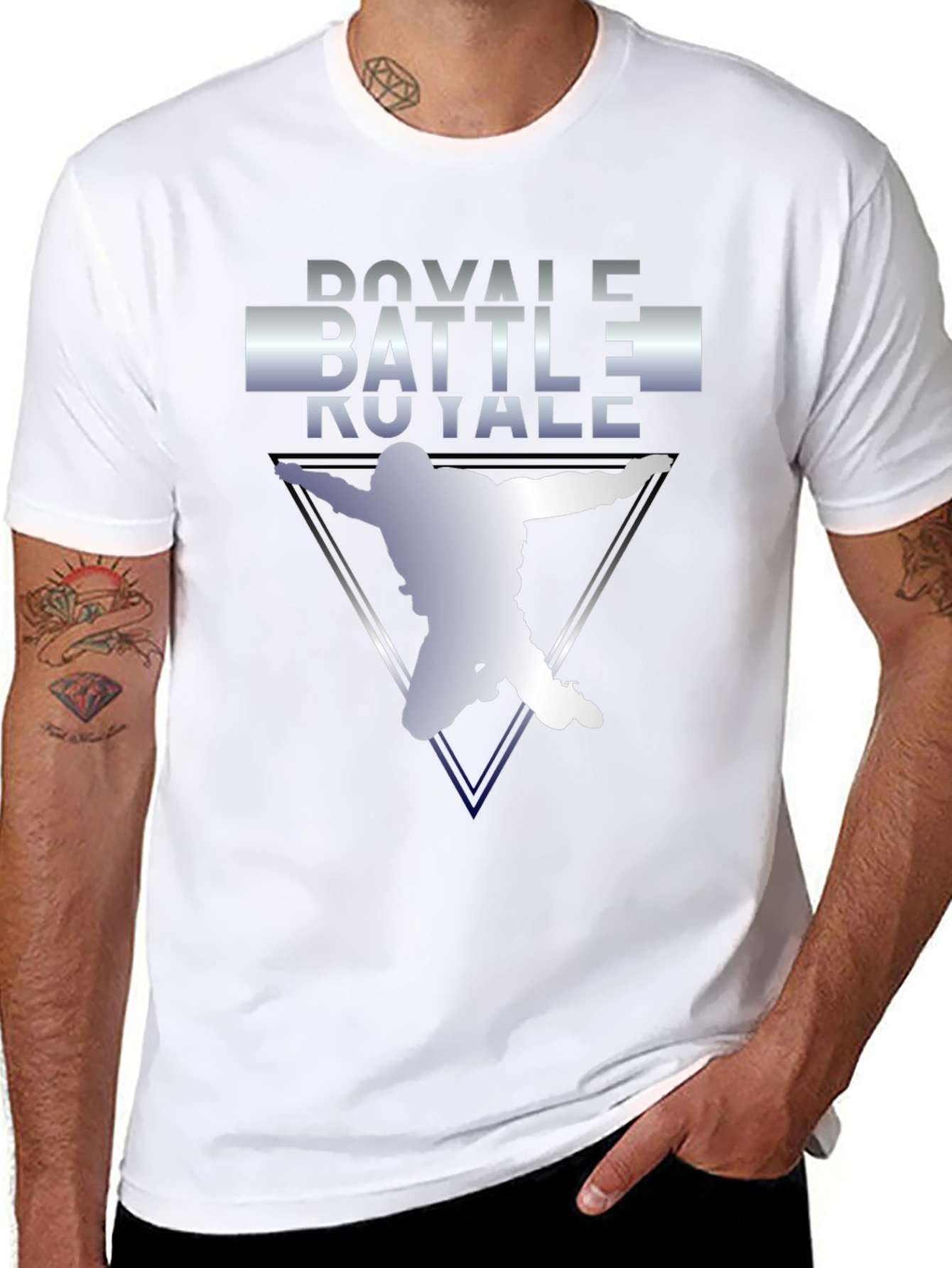 Battle Royale Graphic T-Shirt - Black
