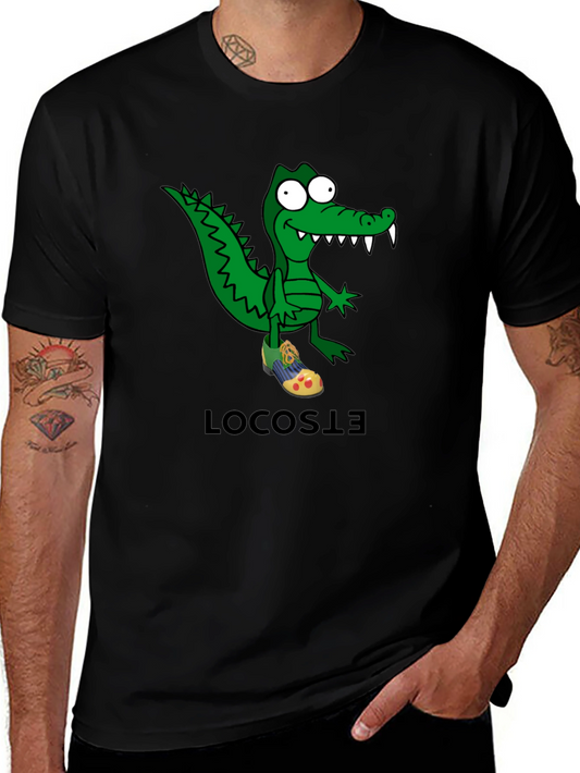 Cartoon Crocodile T-Shirt - Quirky Graphic Tee