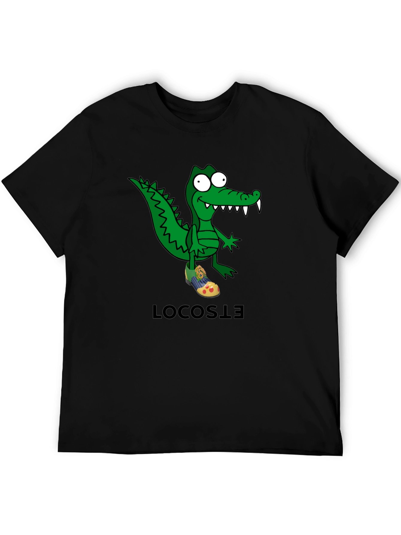 Cartoon Crocodile T-Shirt - Quirky Graphic Tee
