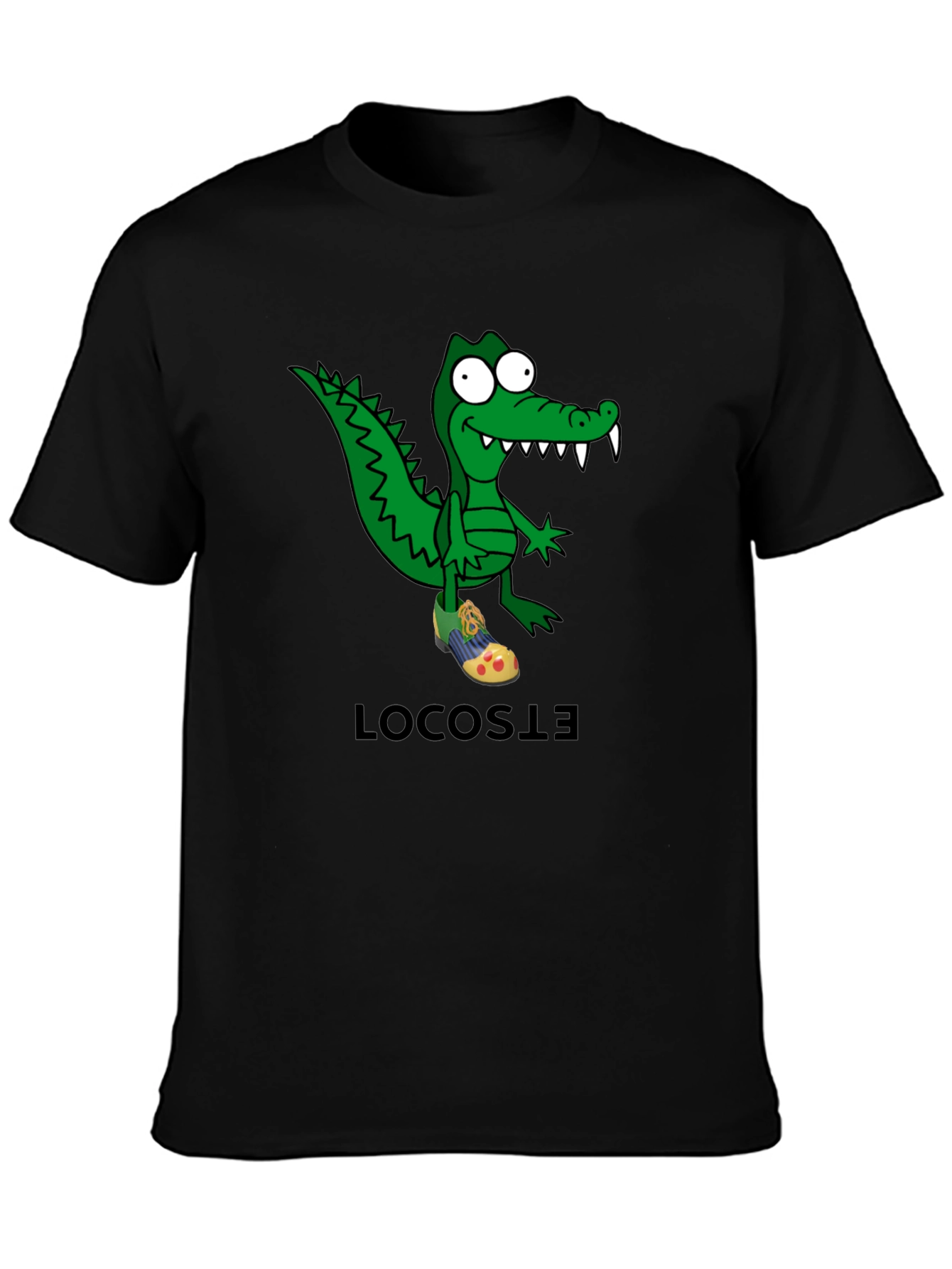 Cartoon Crocodile T-Shirt - Quirky Graphic Tee