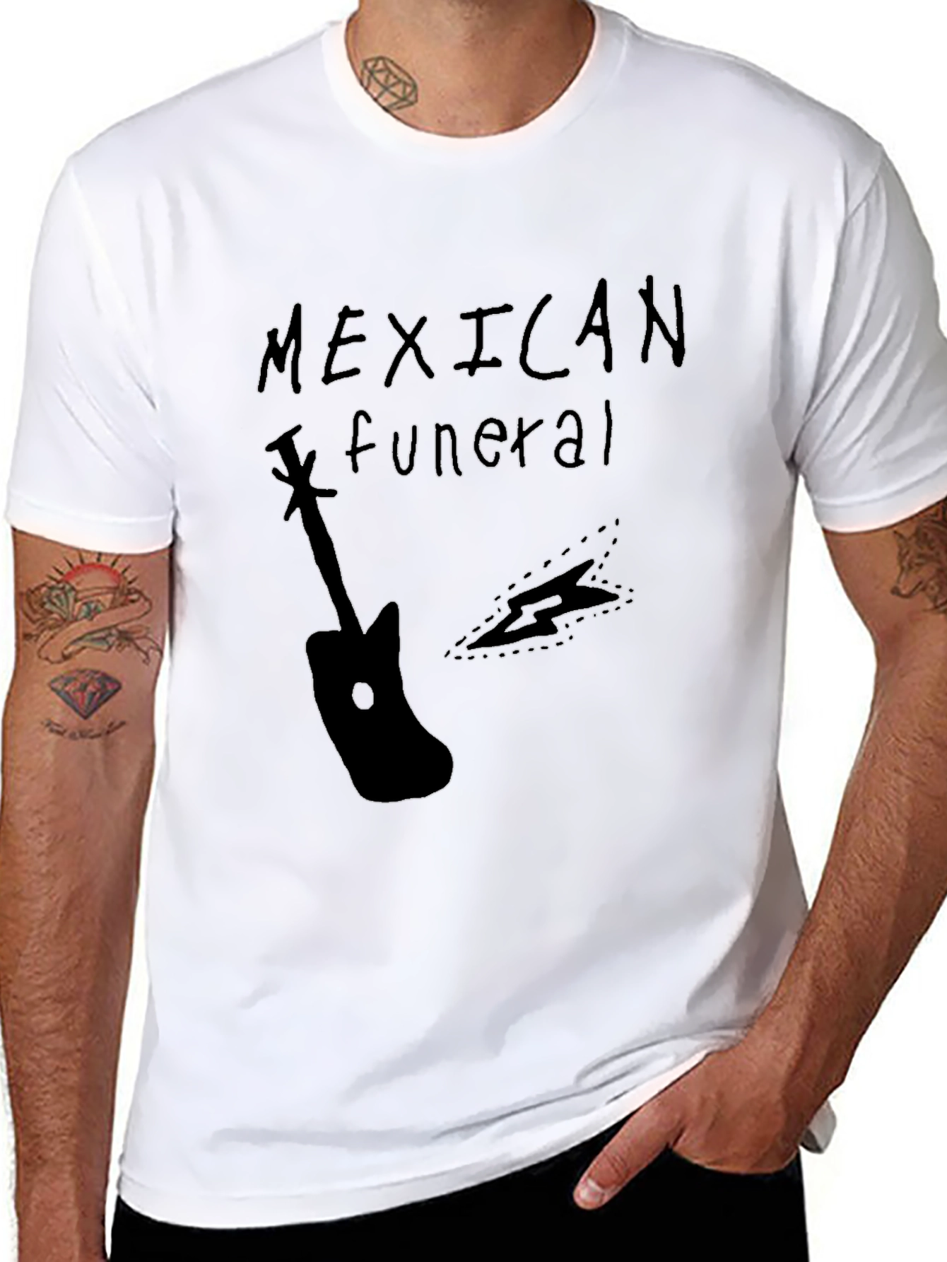 Mexican Funeral Guitar T-Shirt - Graphic Tee