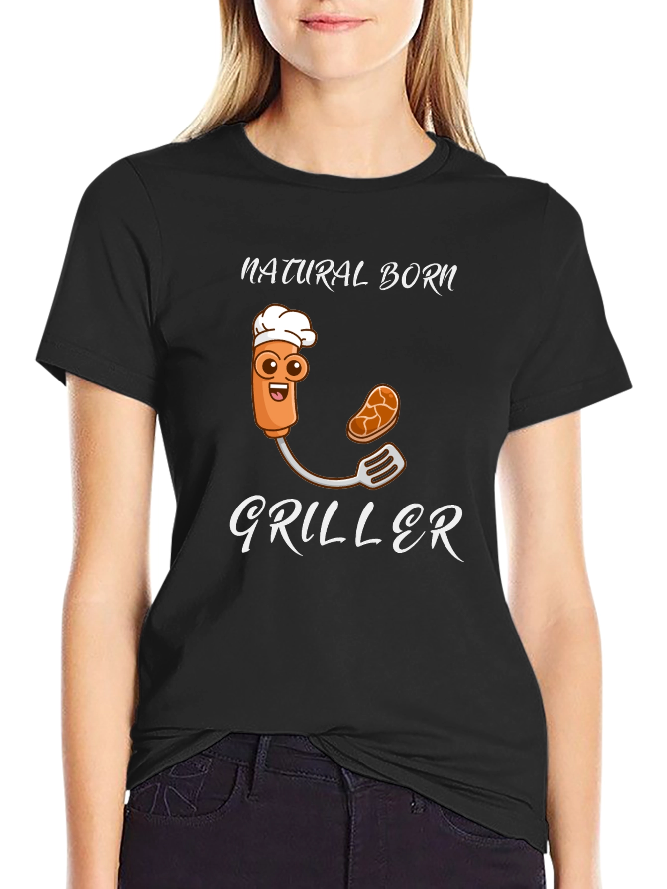 Natural Born Griller Novelty T-Shirt