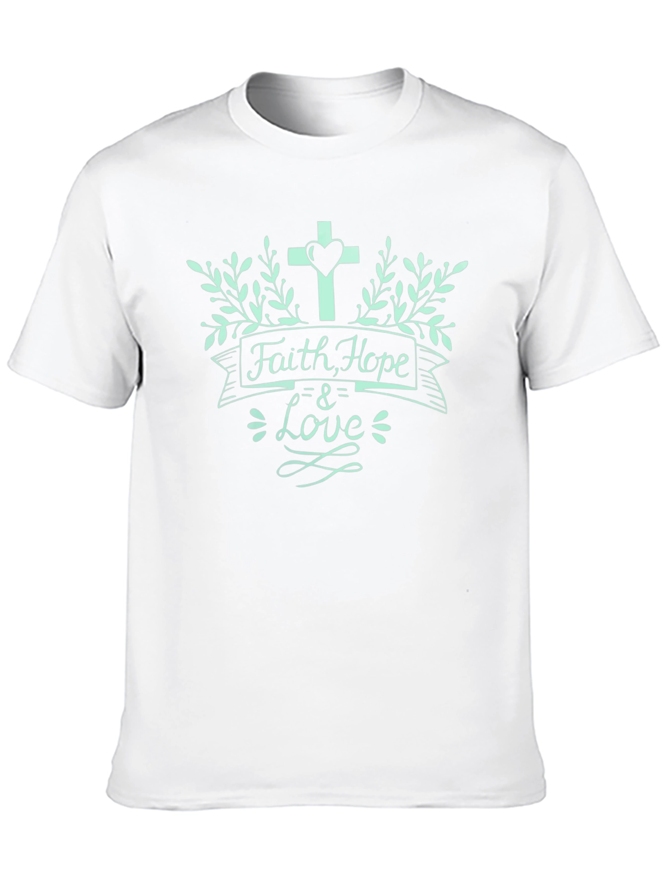 Faith Hope & Love T-Shirt - Christian Inspired Design