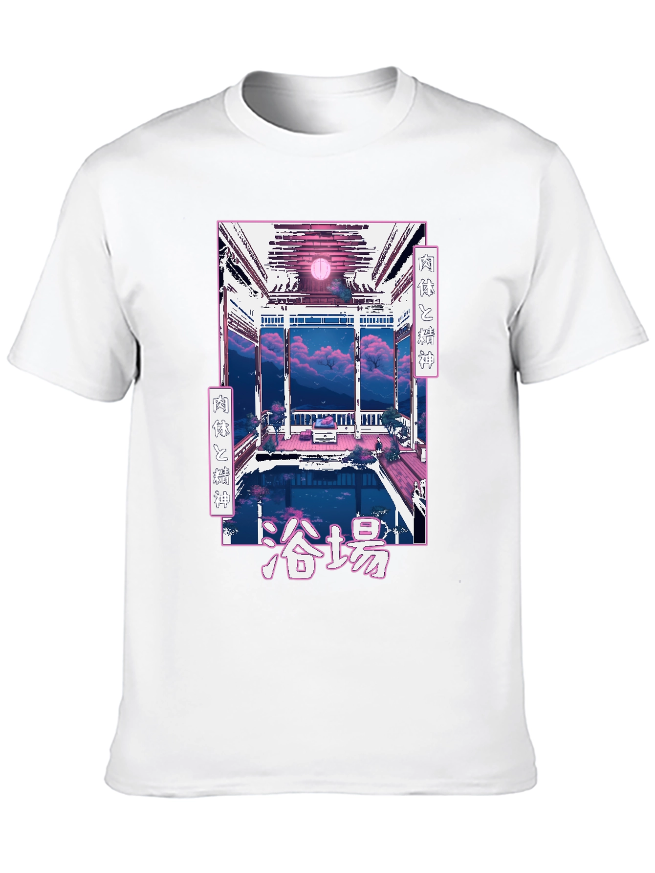 Anime Bathhouse Graphic T-Shirt