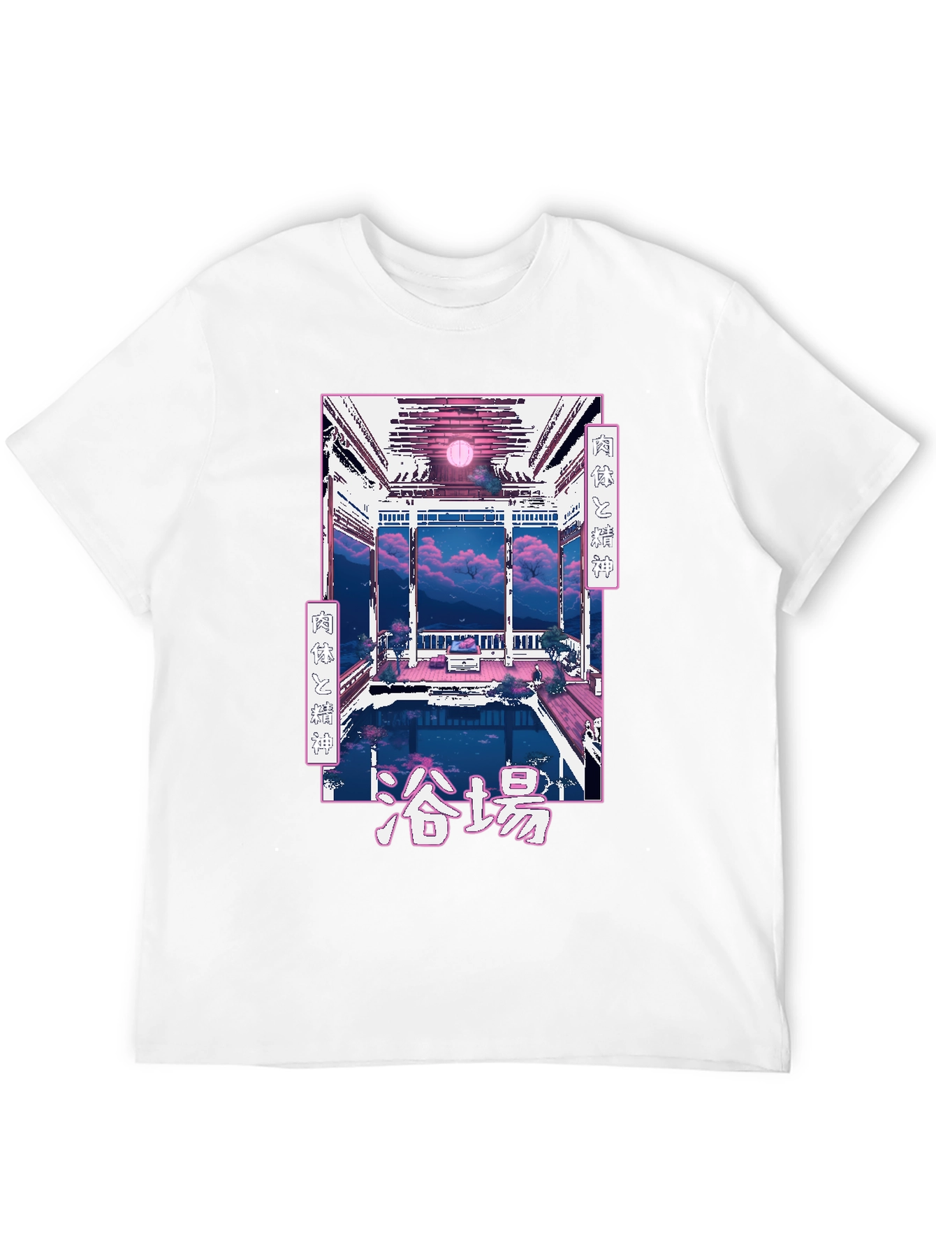 Anime Bathhouse Graphic T-Shirt
