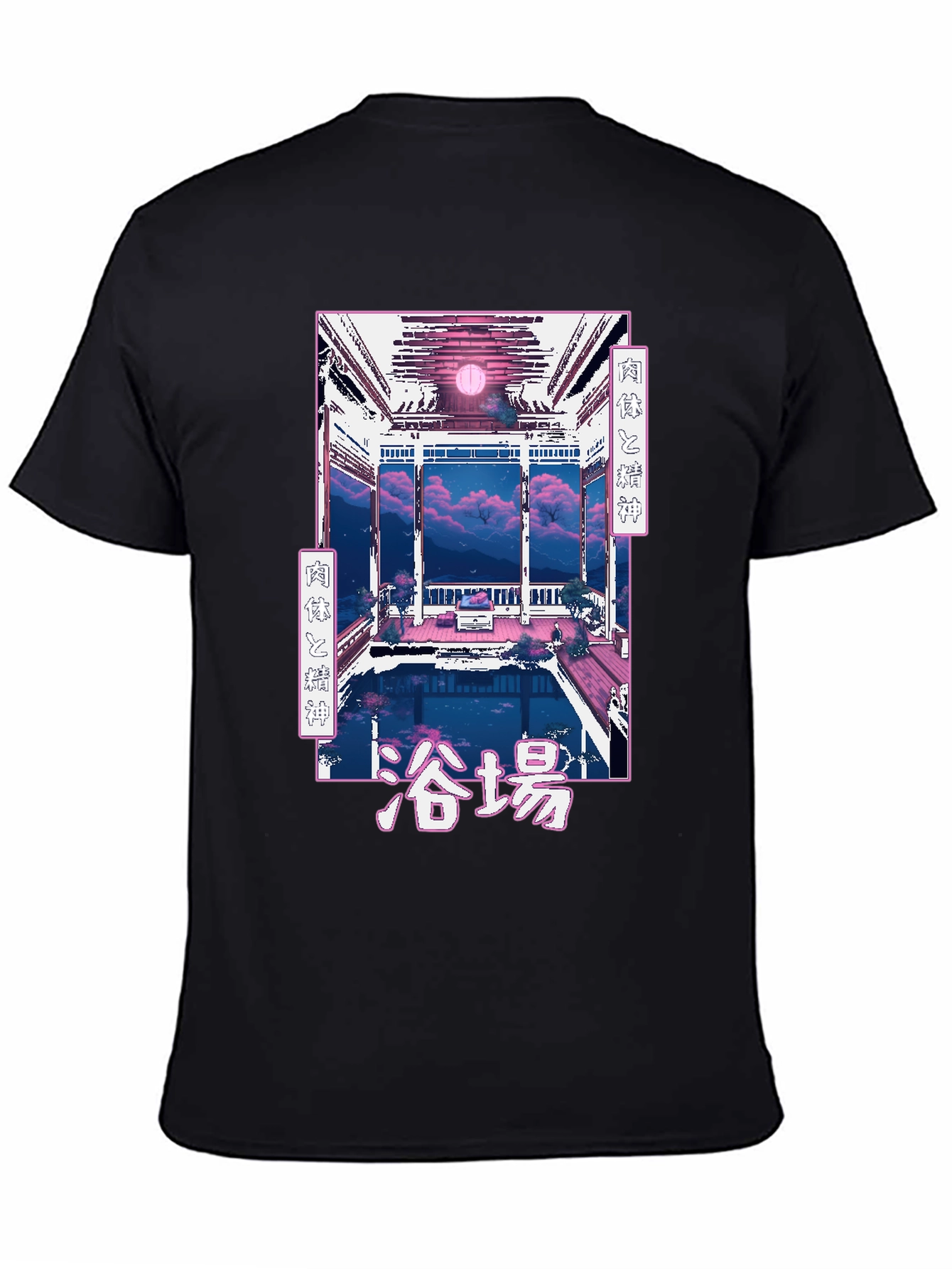 Anime Bathhouse Graphic T-Shirt