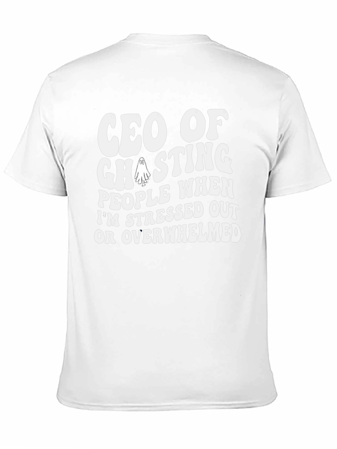 CEO of Ghosting T-Shirt Funny Introvert Tee
