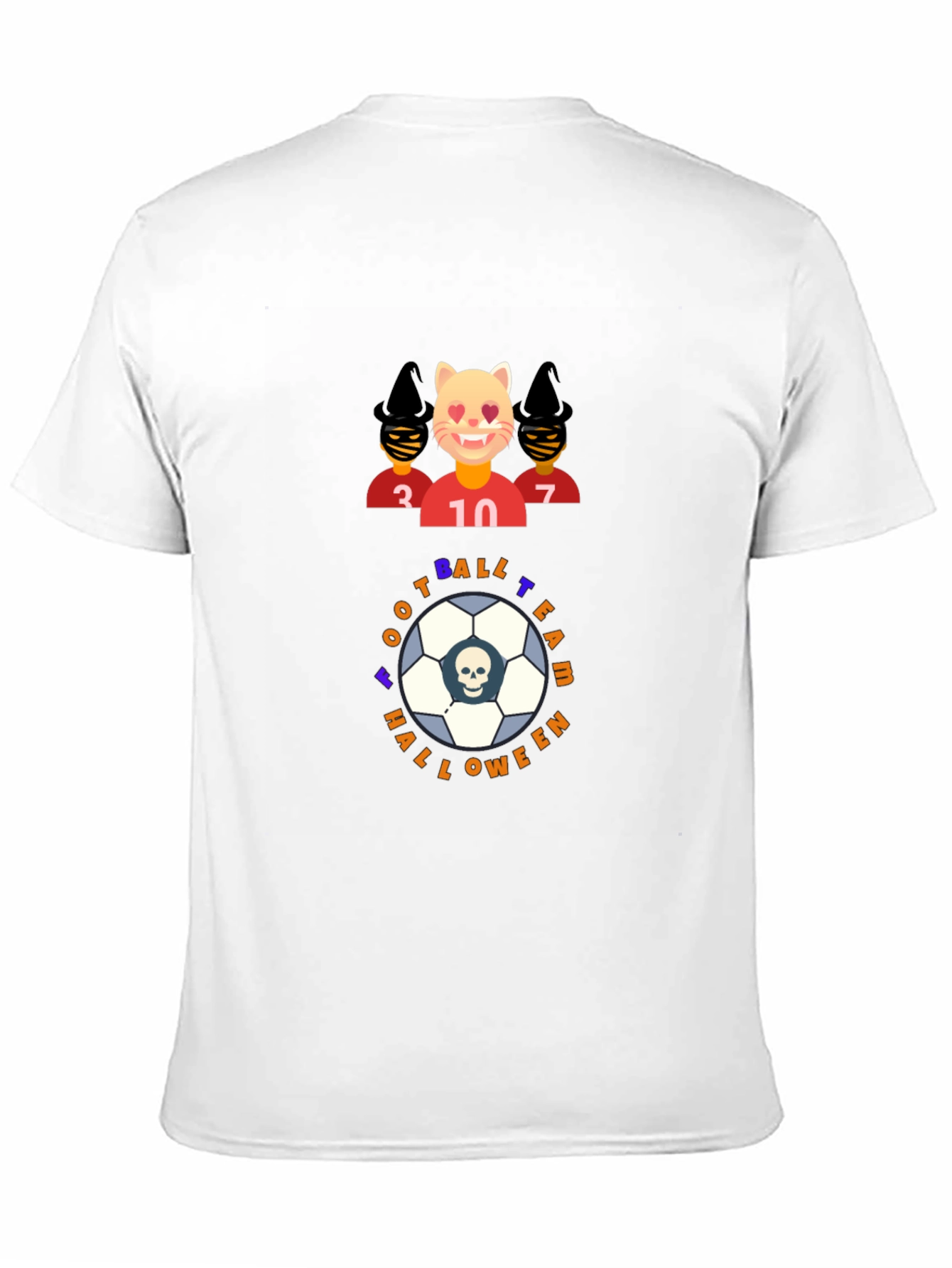Football Team Halloween Graphic T-Shirt