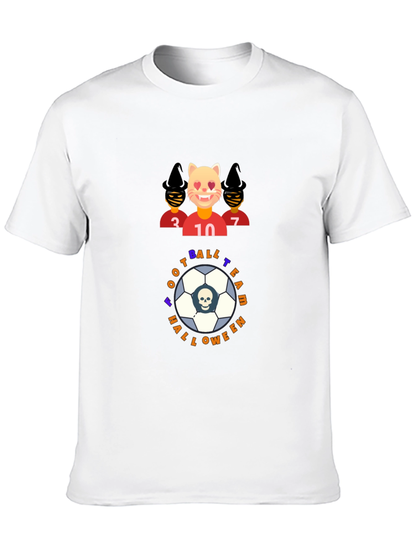 Football Team Halloween Graphic T-Shirt