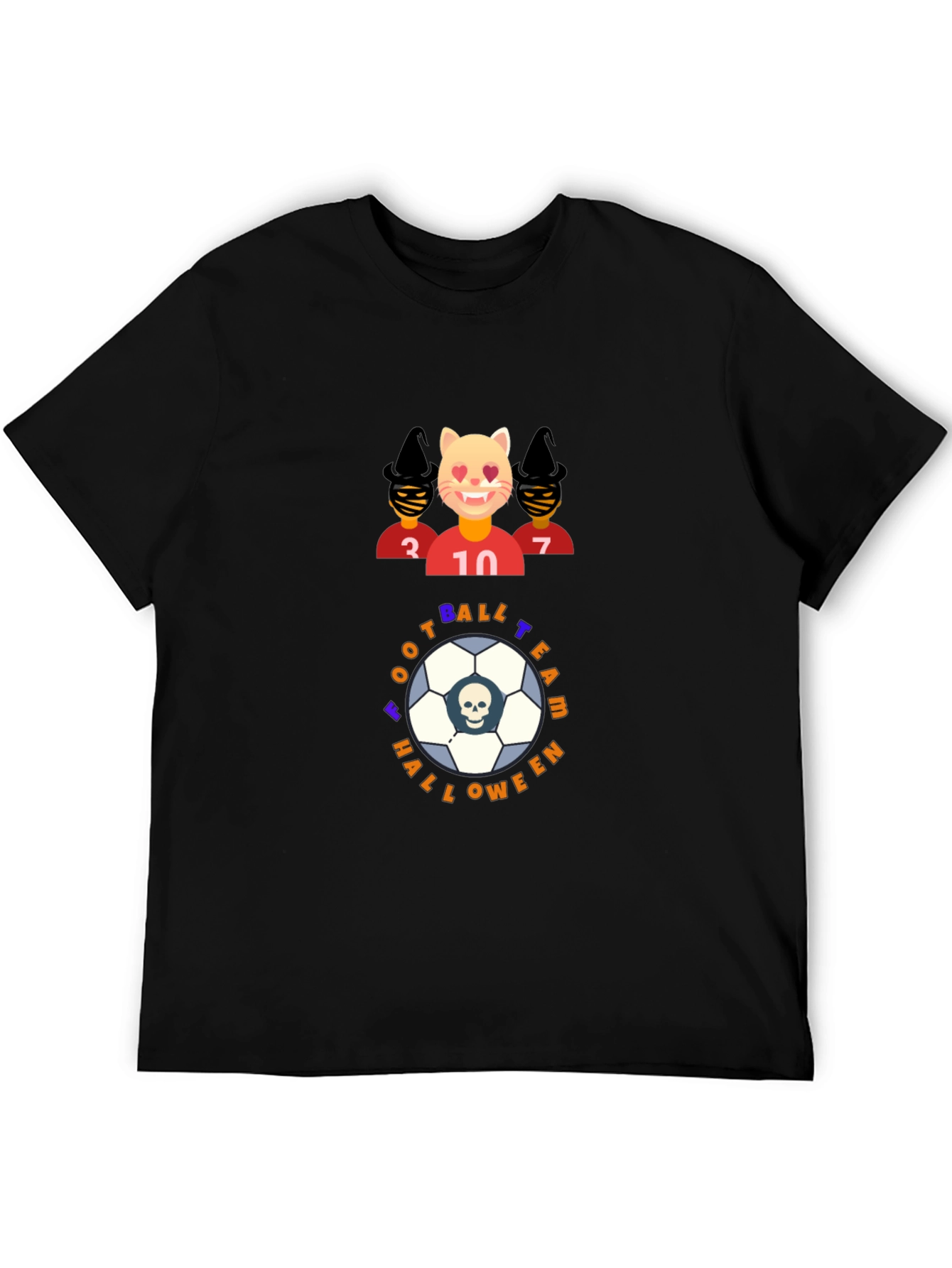 Football Team Halloween Graphic T-Shirt