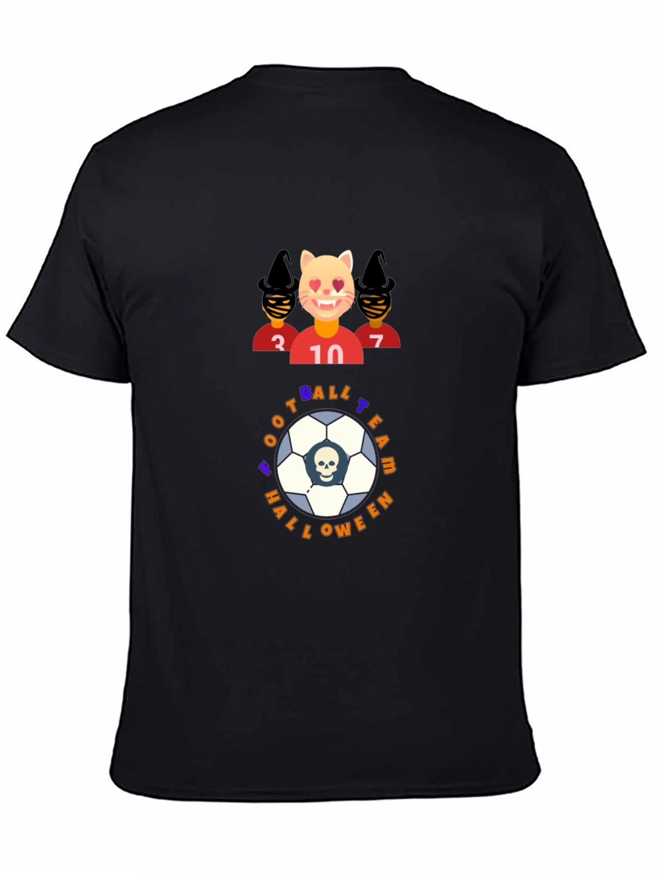 Football Team Halloween Graphic T-Shirt