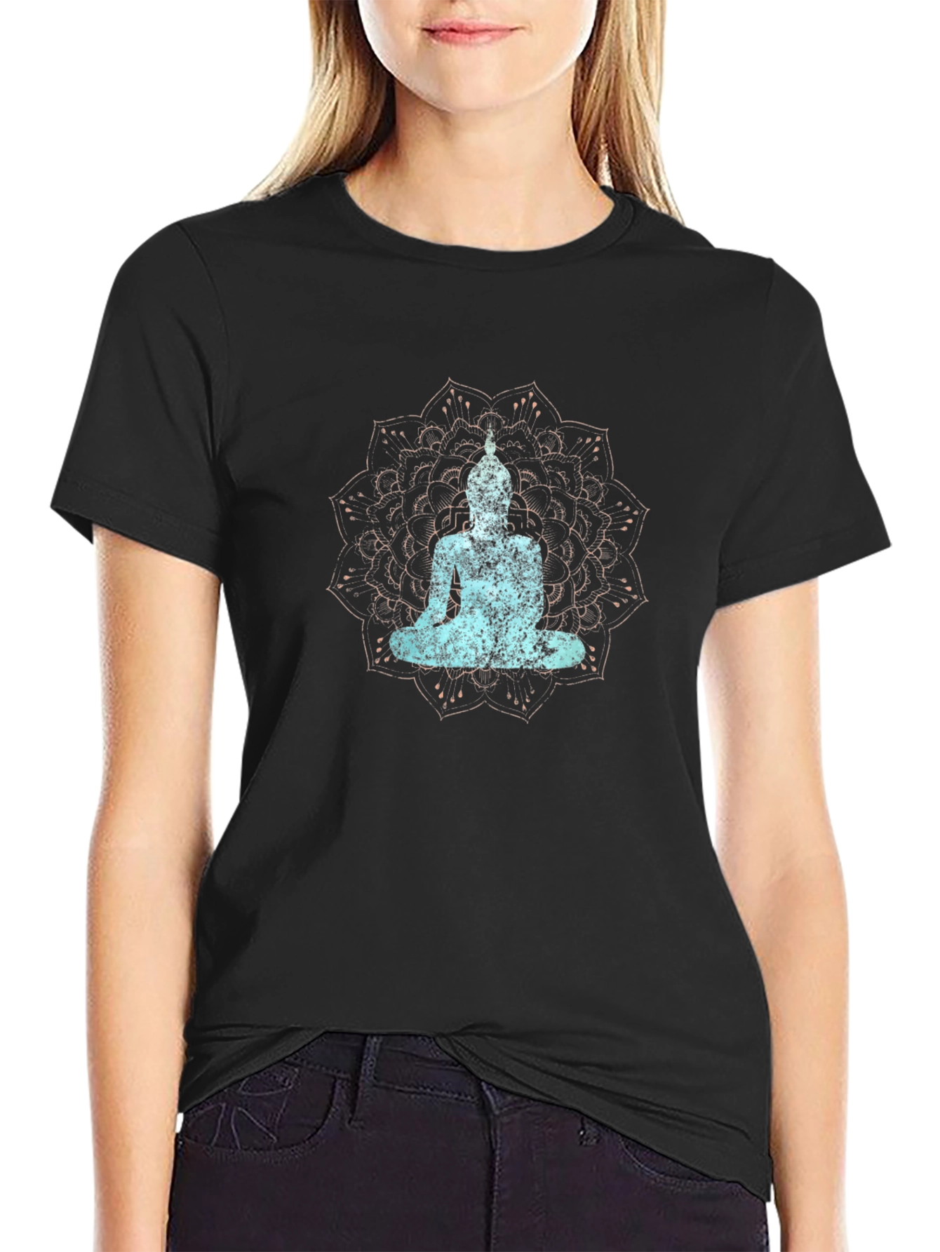 Buddha Mandala Graphic T-Shirt