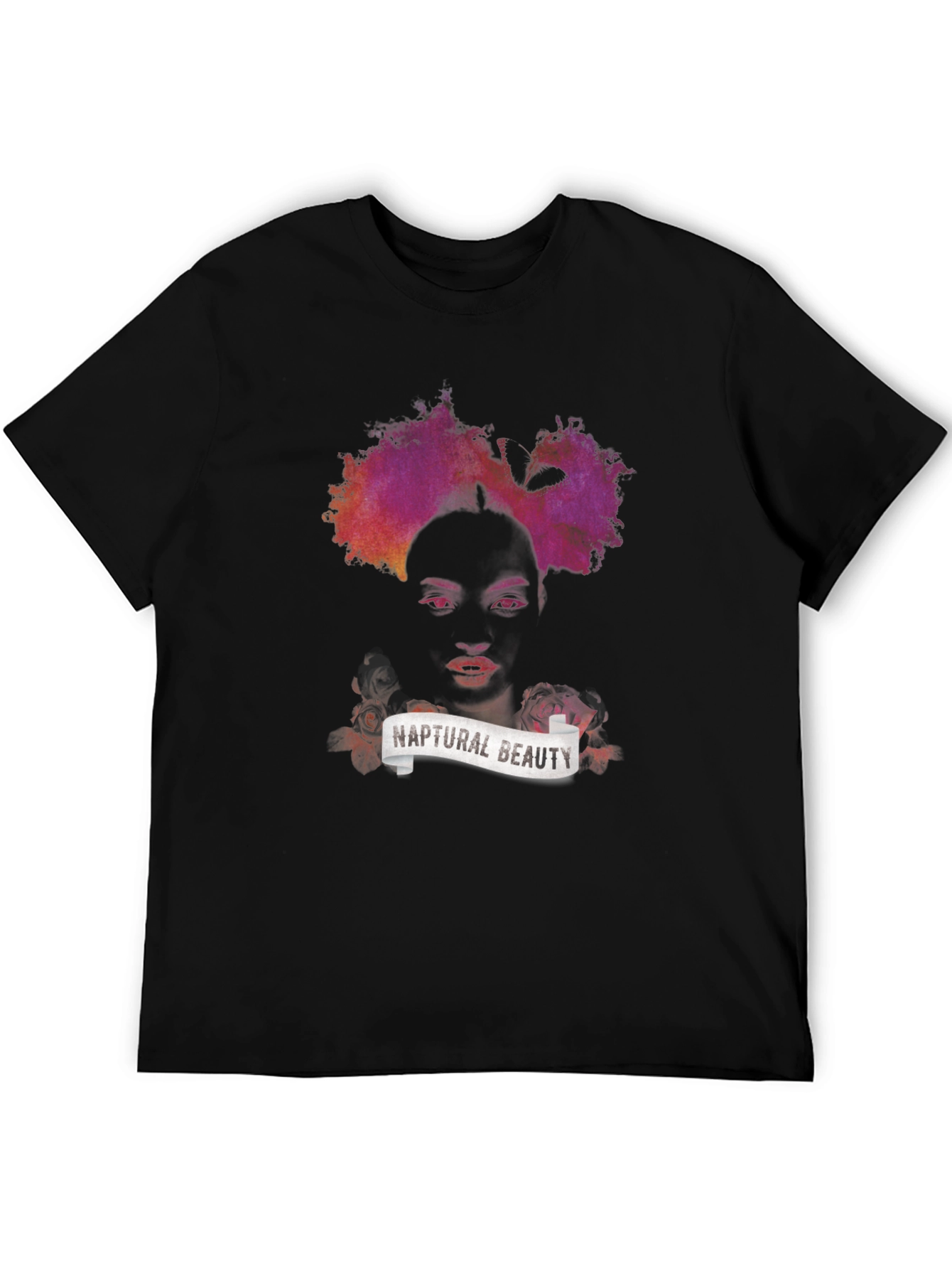 Naptural Beauty Graphic Tee - Black Unisex T-Shirt