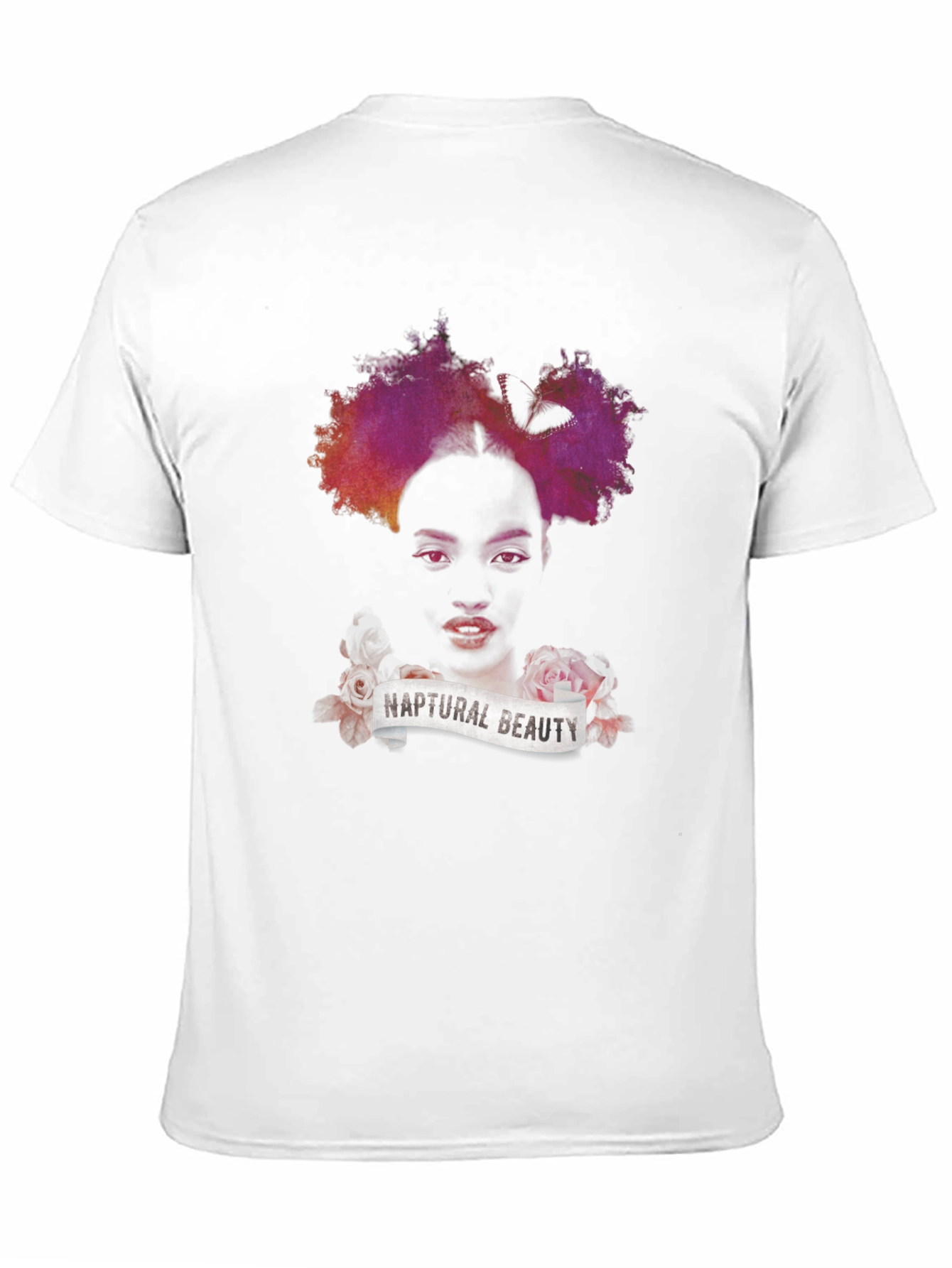 Naptural Beauty Graphic Tee - Black Unisex T-Shirt