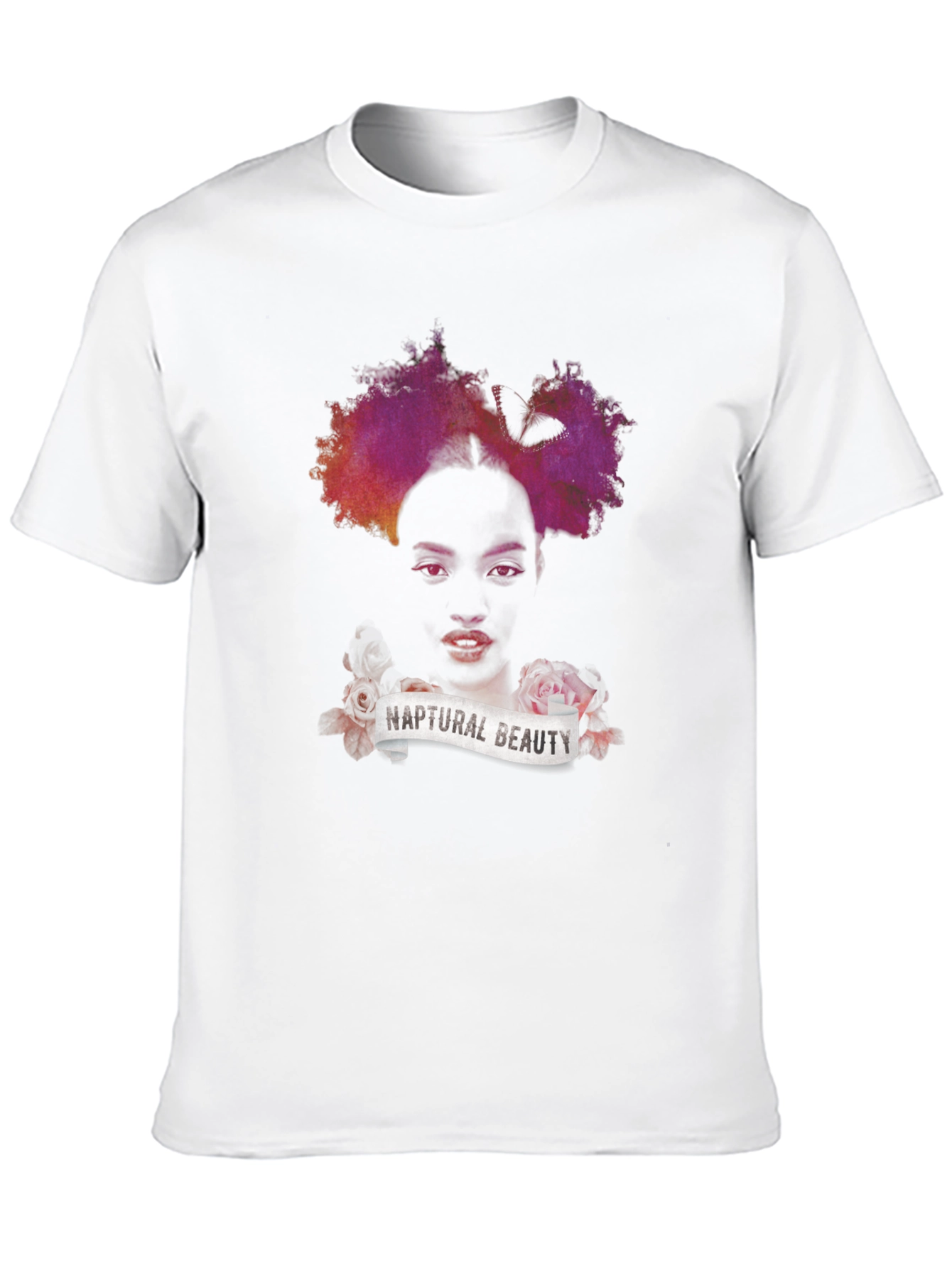 Naptural Beauty Graphic Tee - Black Unisex T-Shirt