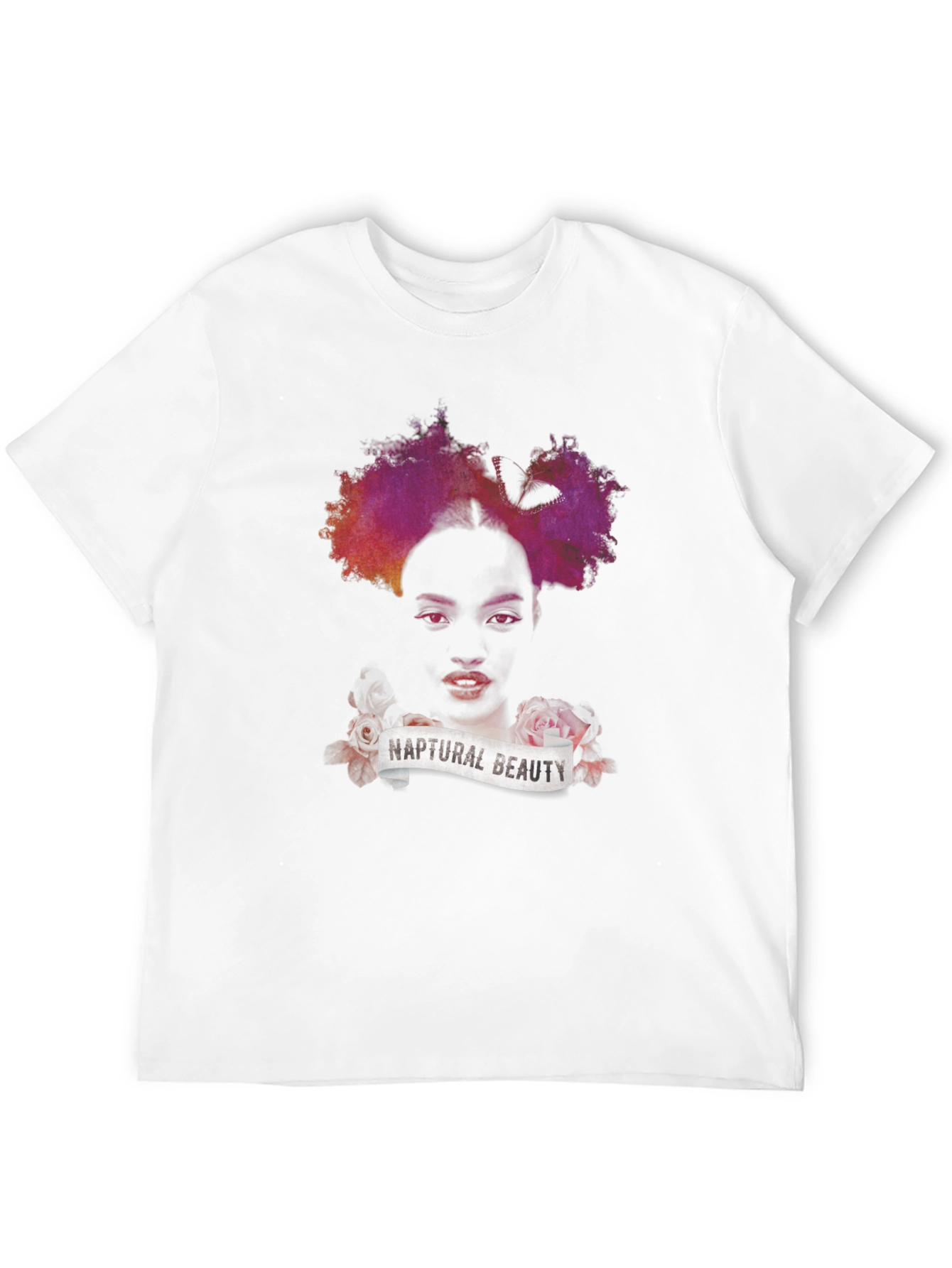 Naptural Beauty Graphic Tee - Black Unisex T-Shirt