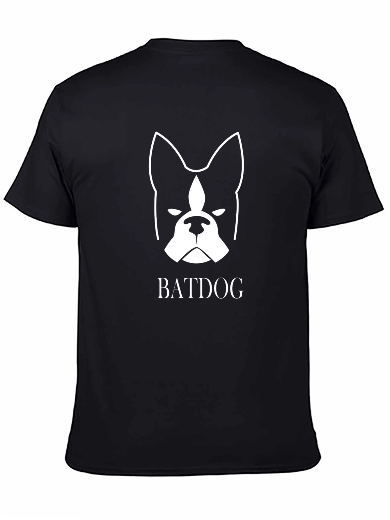 Batdog Graphic Tee - Black Cotton Blend