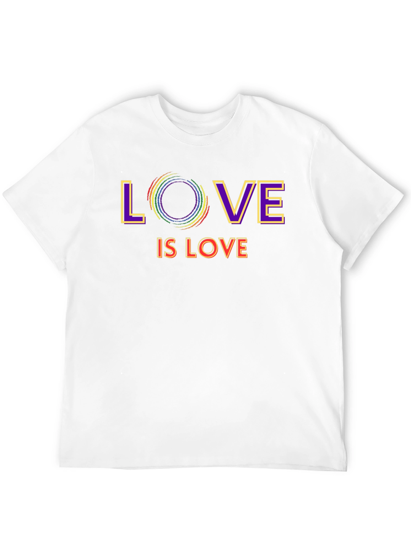 Love is Love LGBTQ+ Pride Graphic T-Shirt