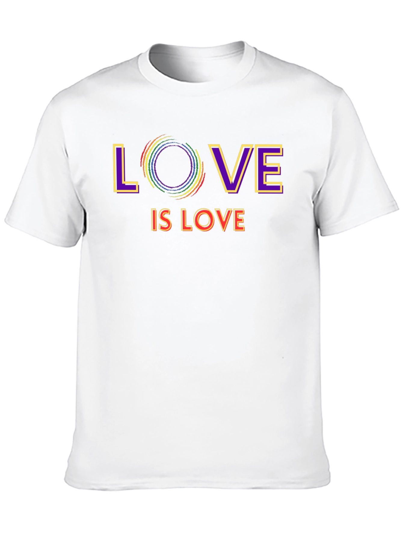 Love is Love LGBTQ+ Pride Graphic T-Shirt