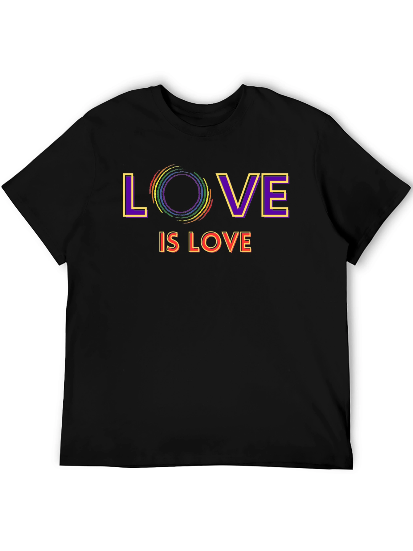 Love is Love LGBTQ+ Pride Graphic T-Shirt