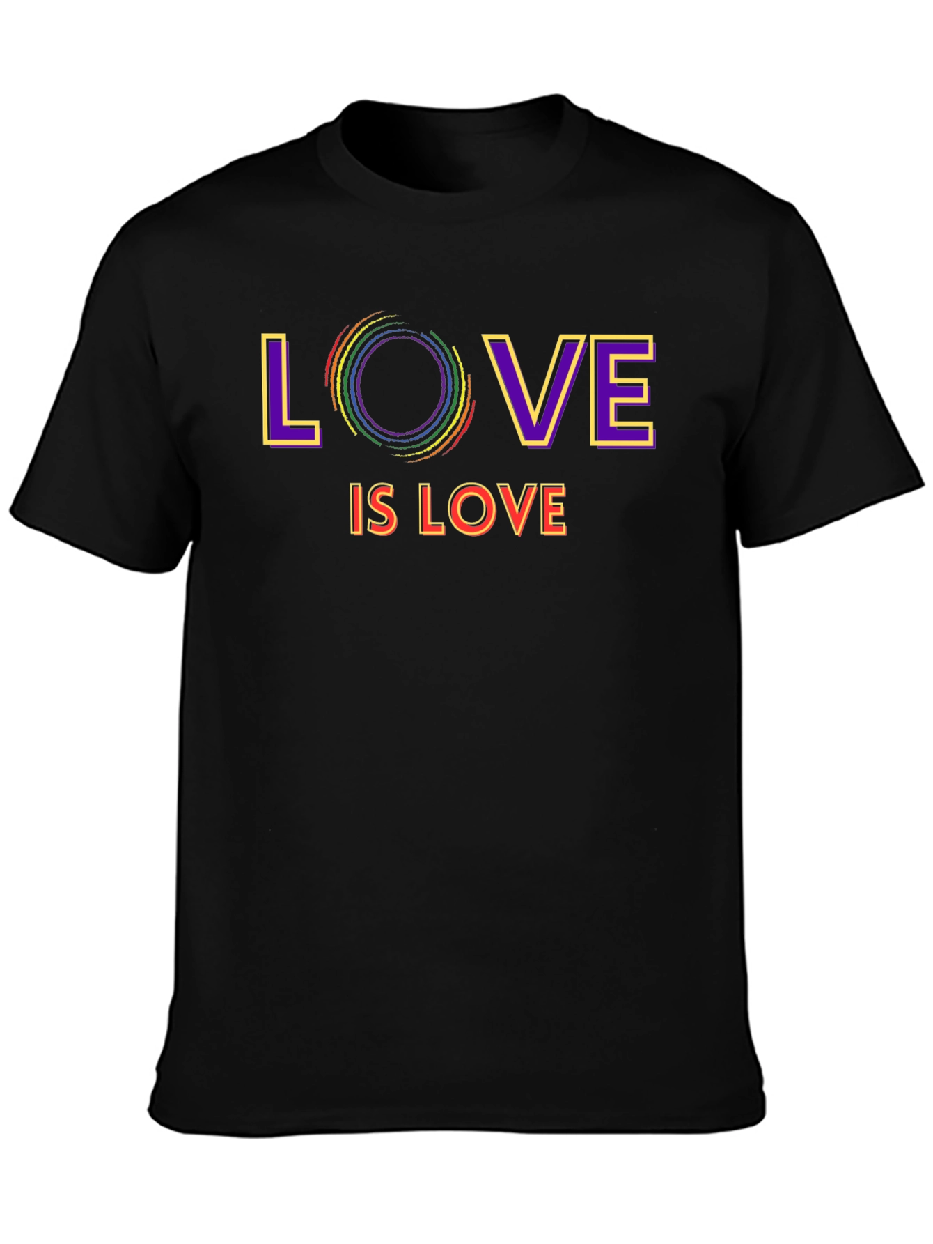 Love is Love LGBTQ+ Pride Graphic T-Shirt