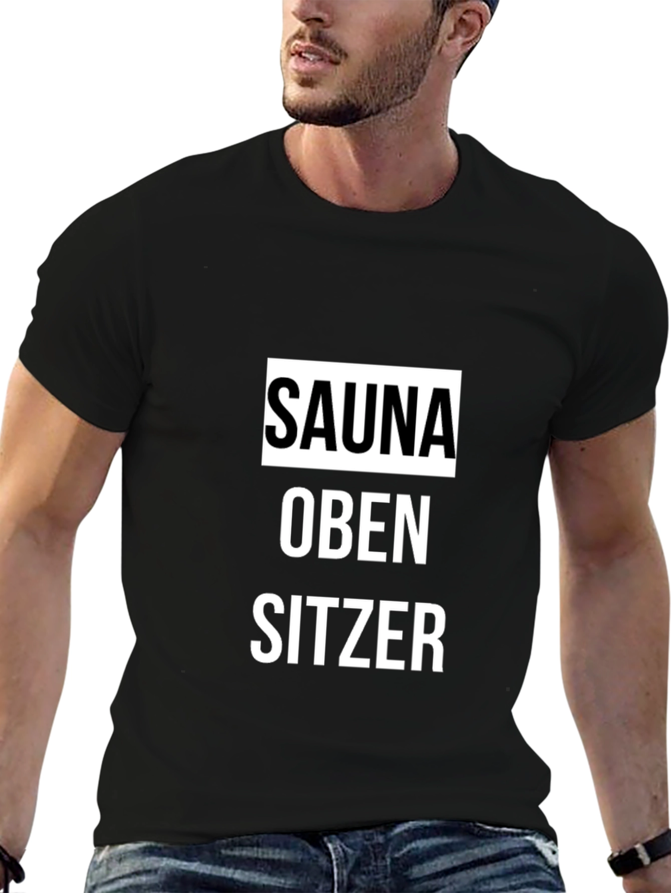 Sauna Oben Sitzer Graphic Tee