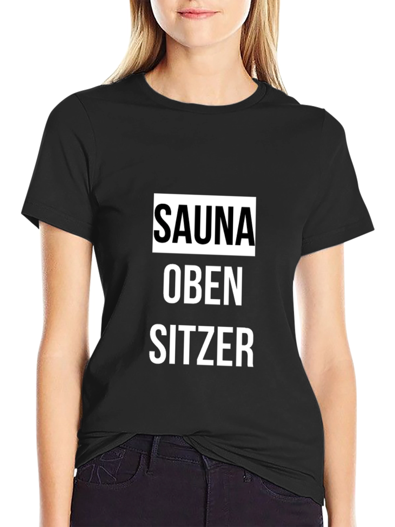 Sauna Oben Sitzer Graphic Tee