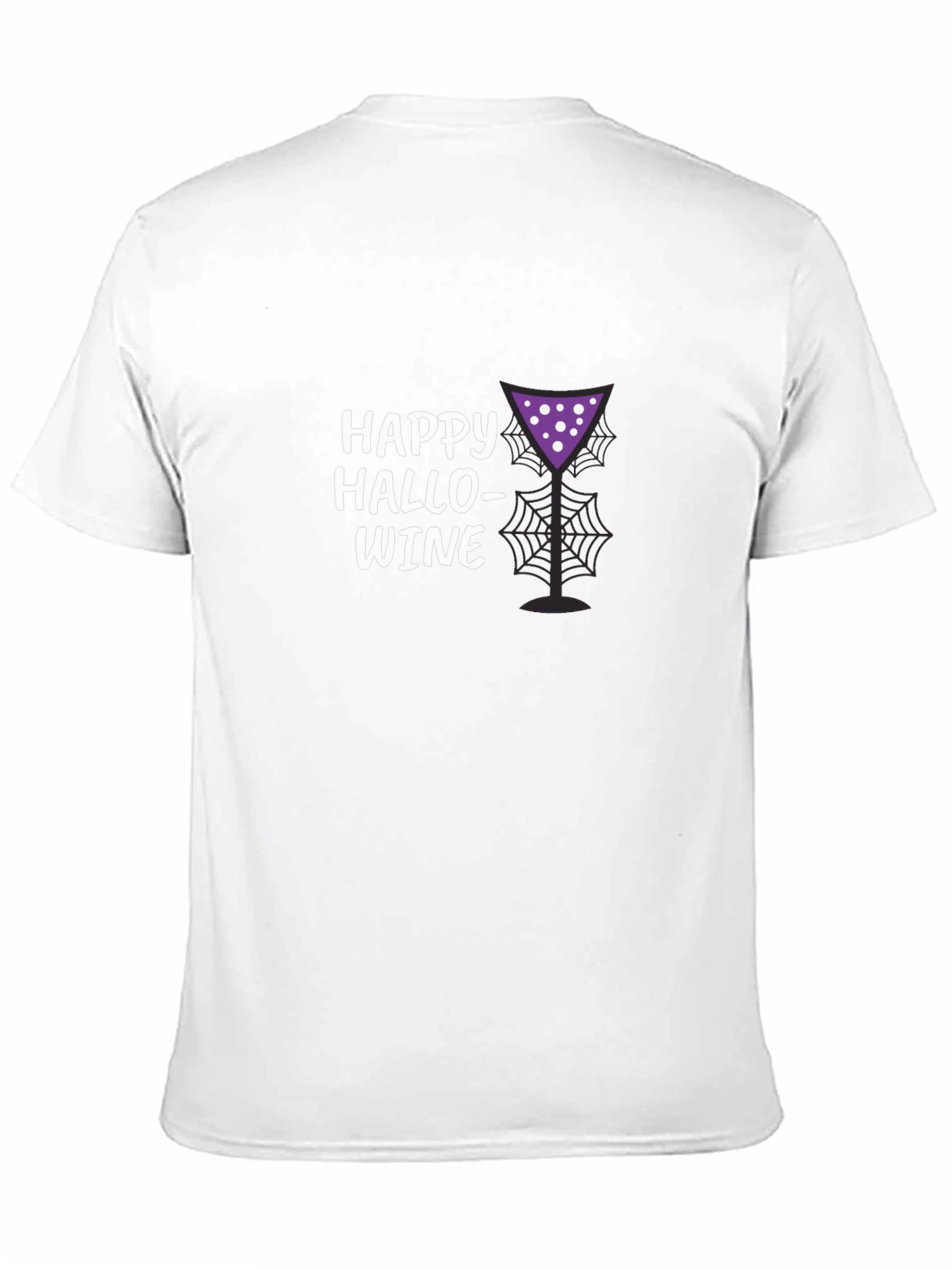 Happy Hallowine T-Shirt - Halloween Wine Lover Tee