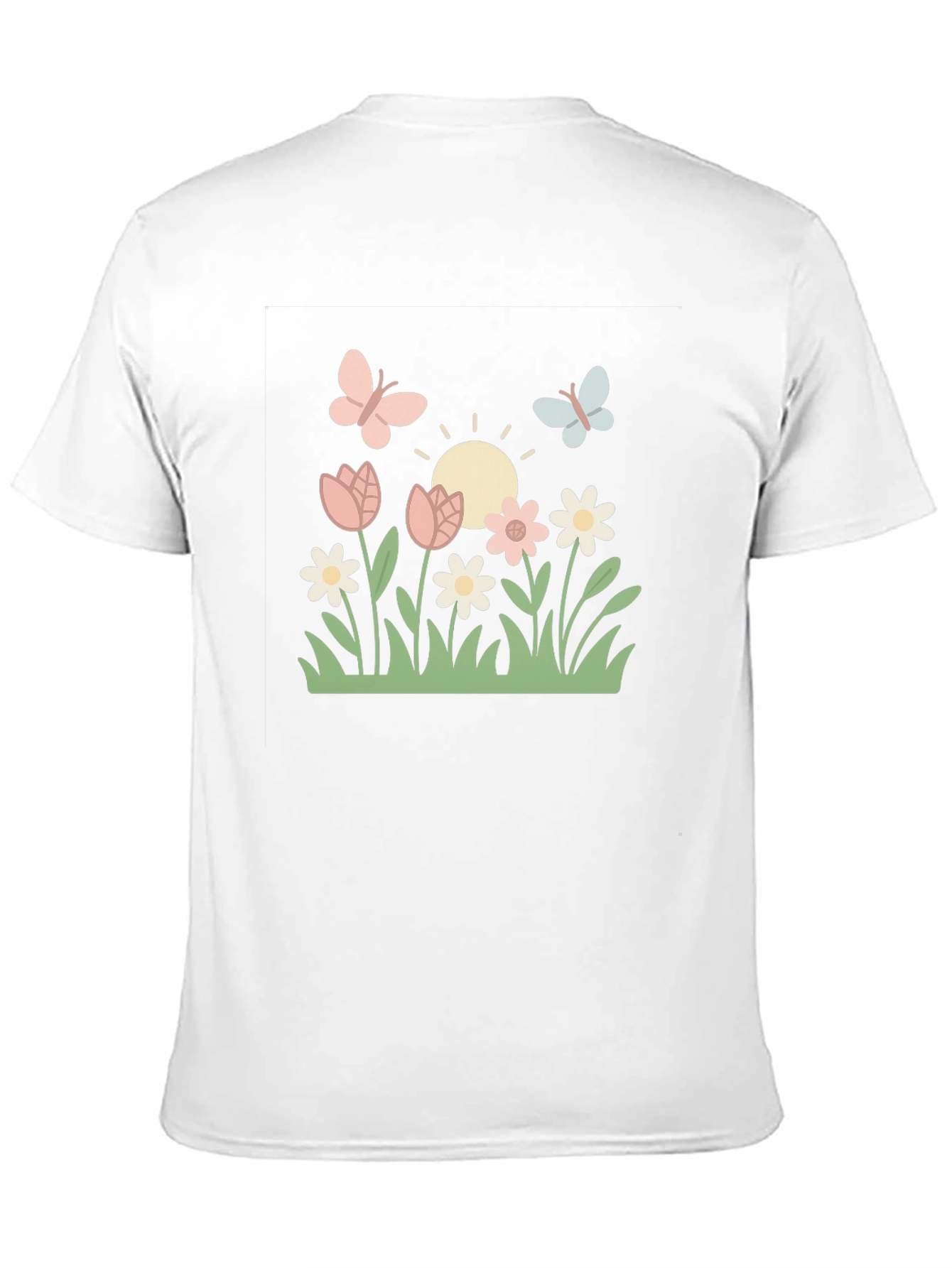 Floral Garden Graphic T-Shirt Cute Summer Tee