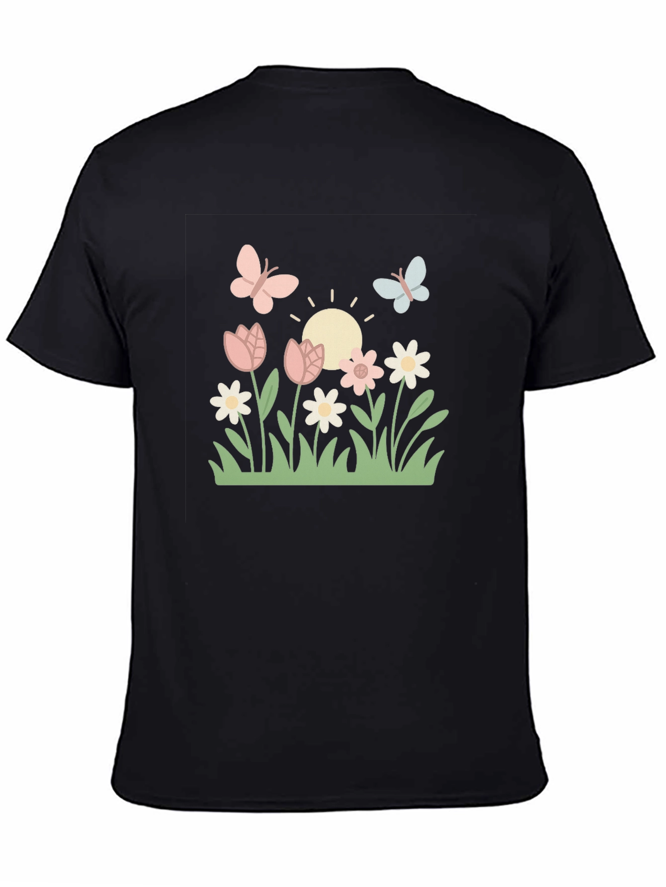 Floral Garden Graphic T-Shirt Cute Summer Tee