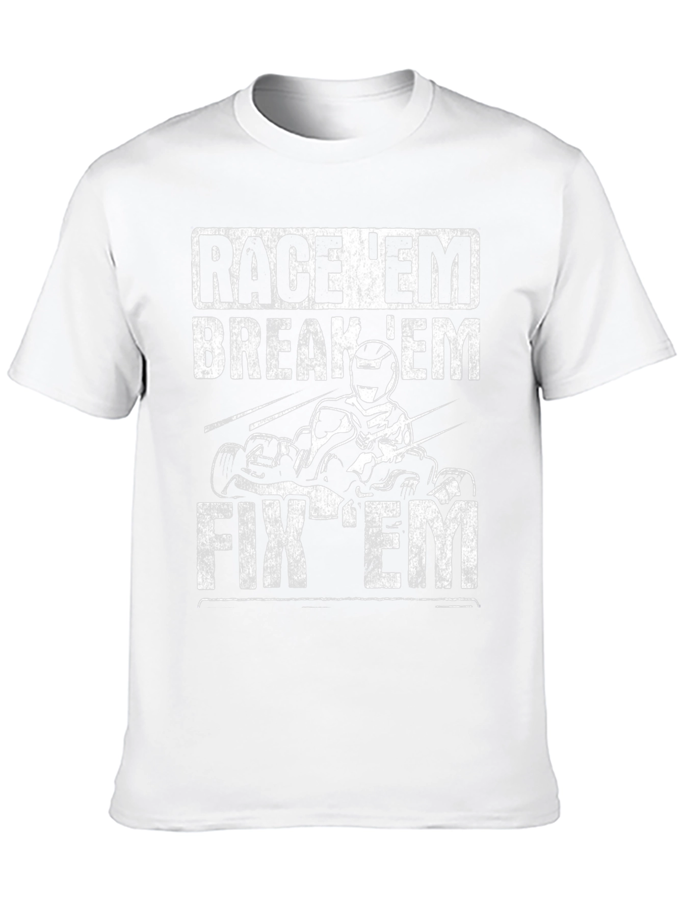 Race Em Break Em Fix Em Go Kart T-Shirt