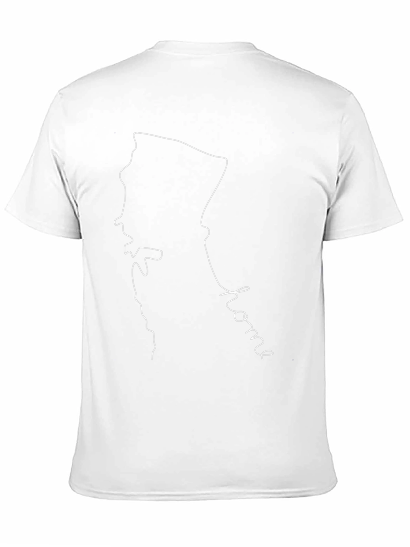 Home State Outline Black T-Shirt
