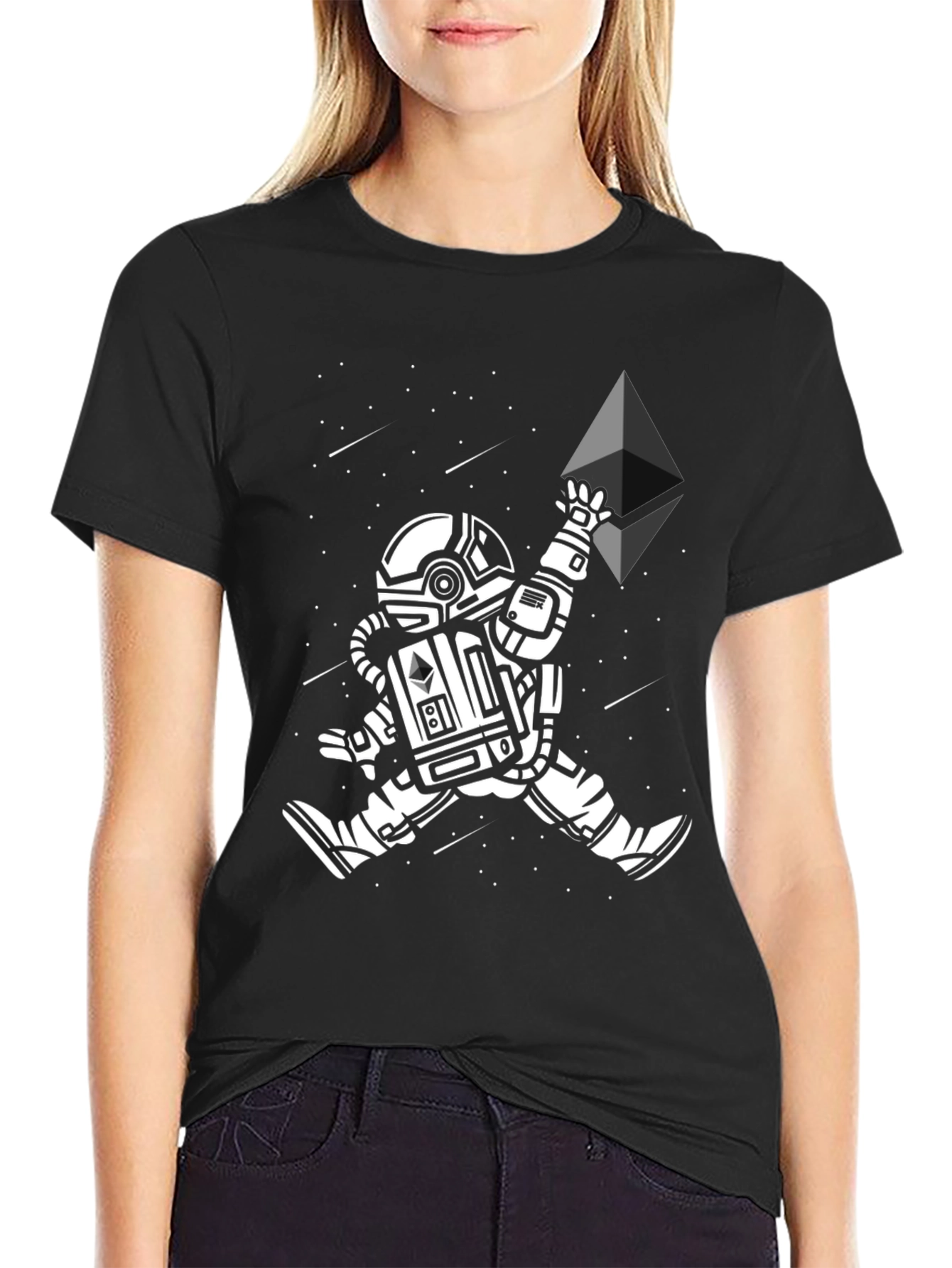 Astronaut Ethereum Graphic Tee