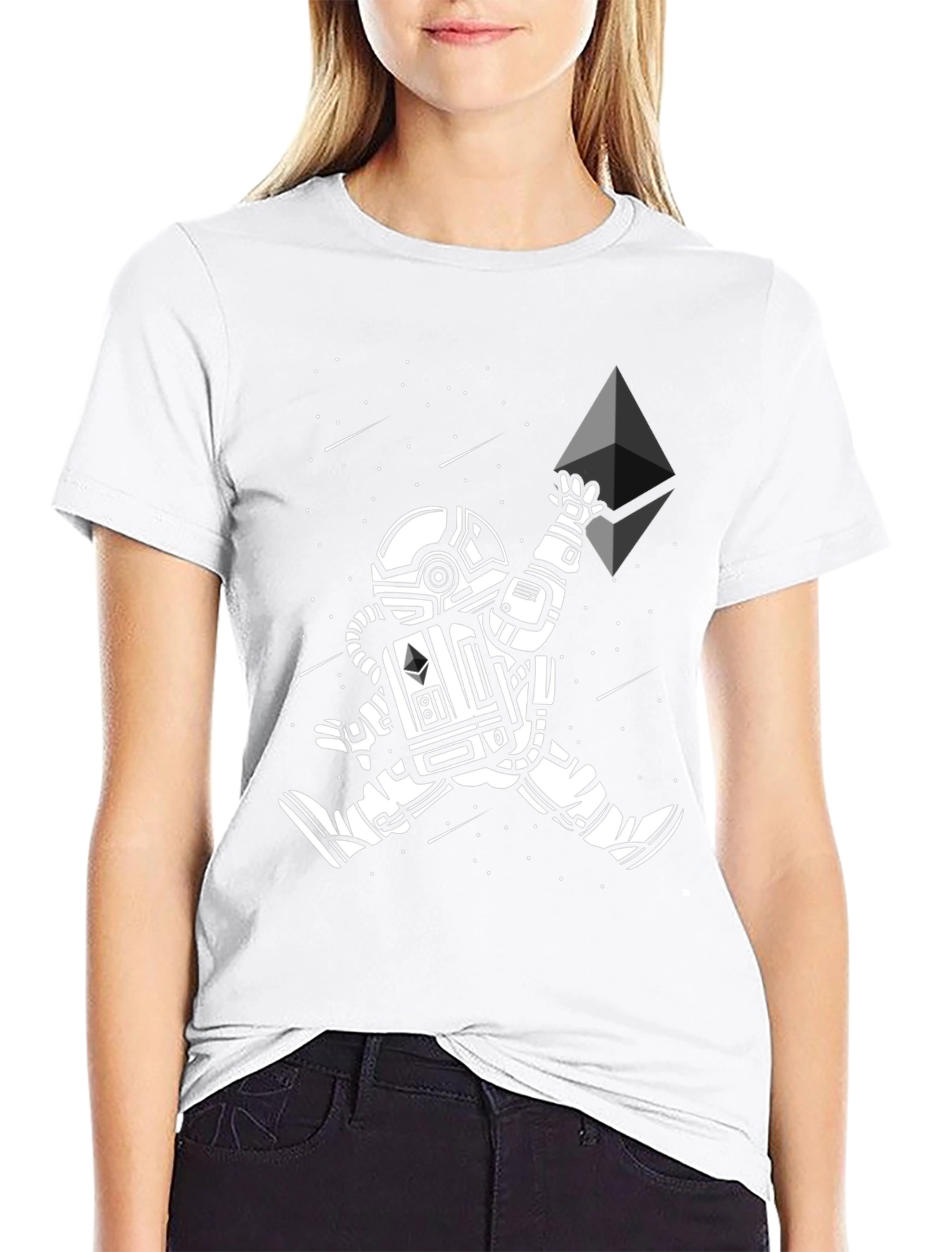 Astronaut Ethereum Graphic Tee