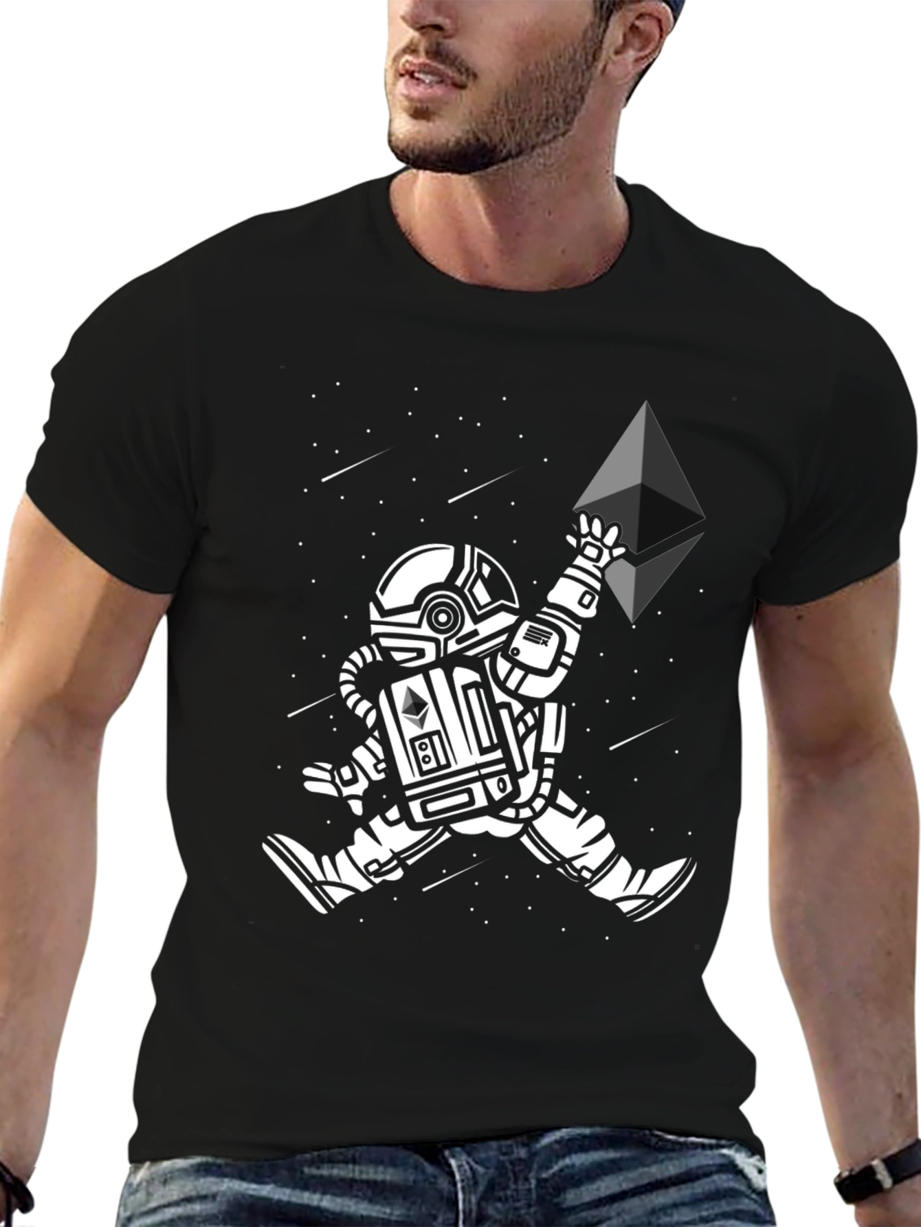 Astronaut Ethereum Graphic Tee
