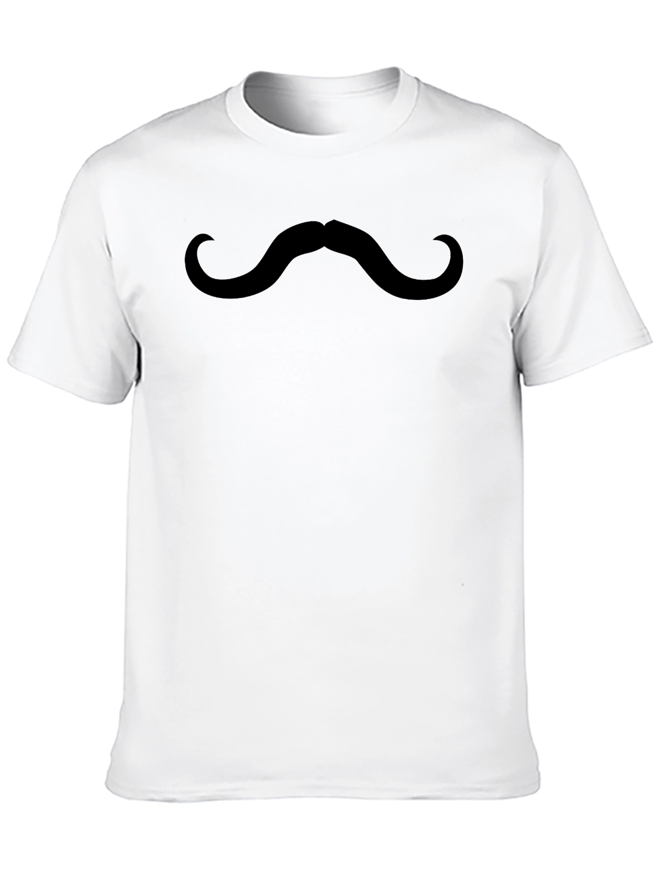 Funny Mustache Graphic Tee - Unisex Casual Shirt