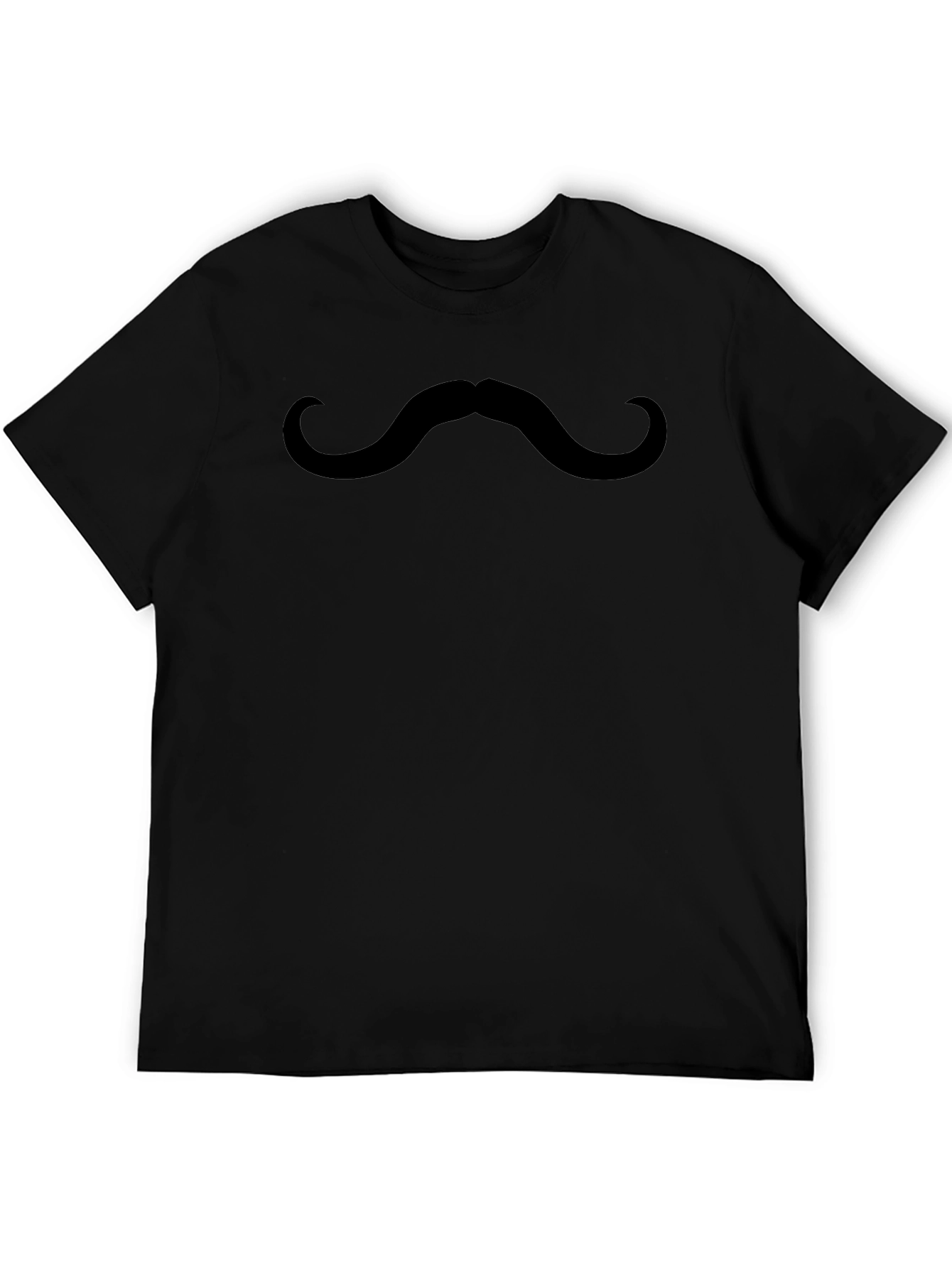Funny Mustache Graphic Tee - Unisex Casual Shirt