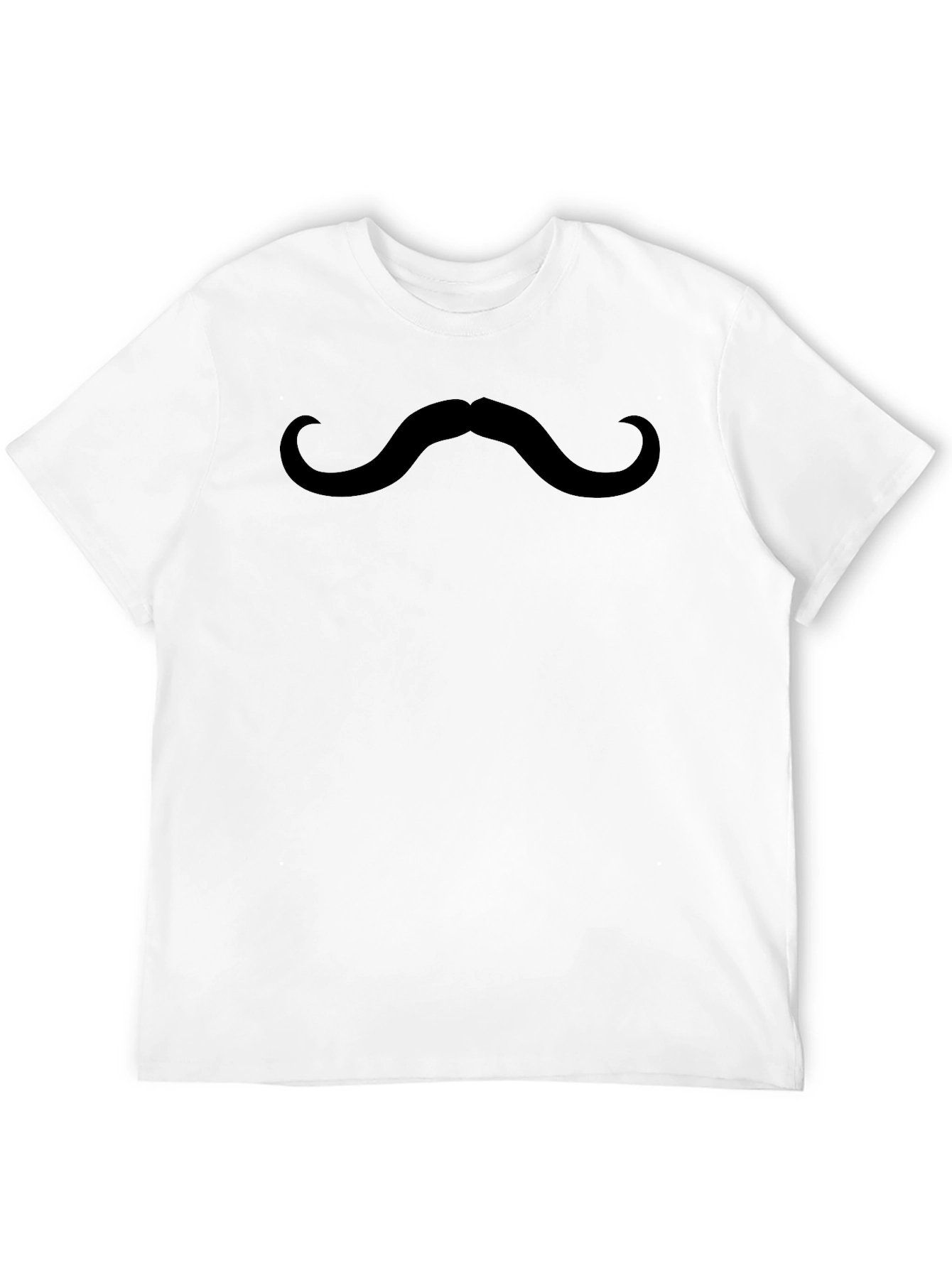 Funny Mustache Graphic Tee - Unisex Casual Shirt